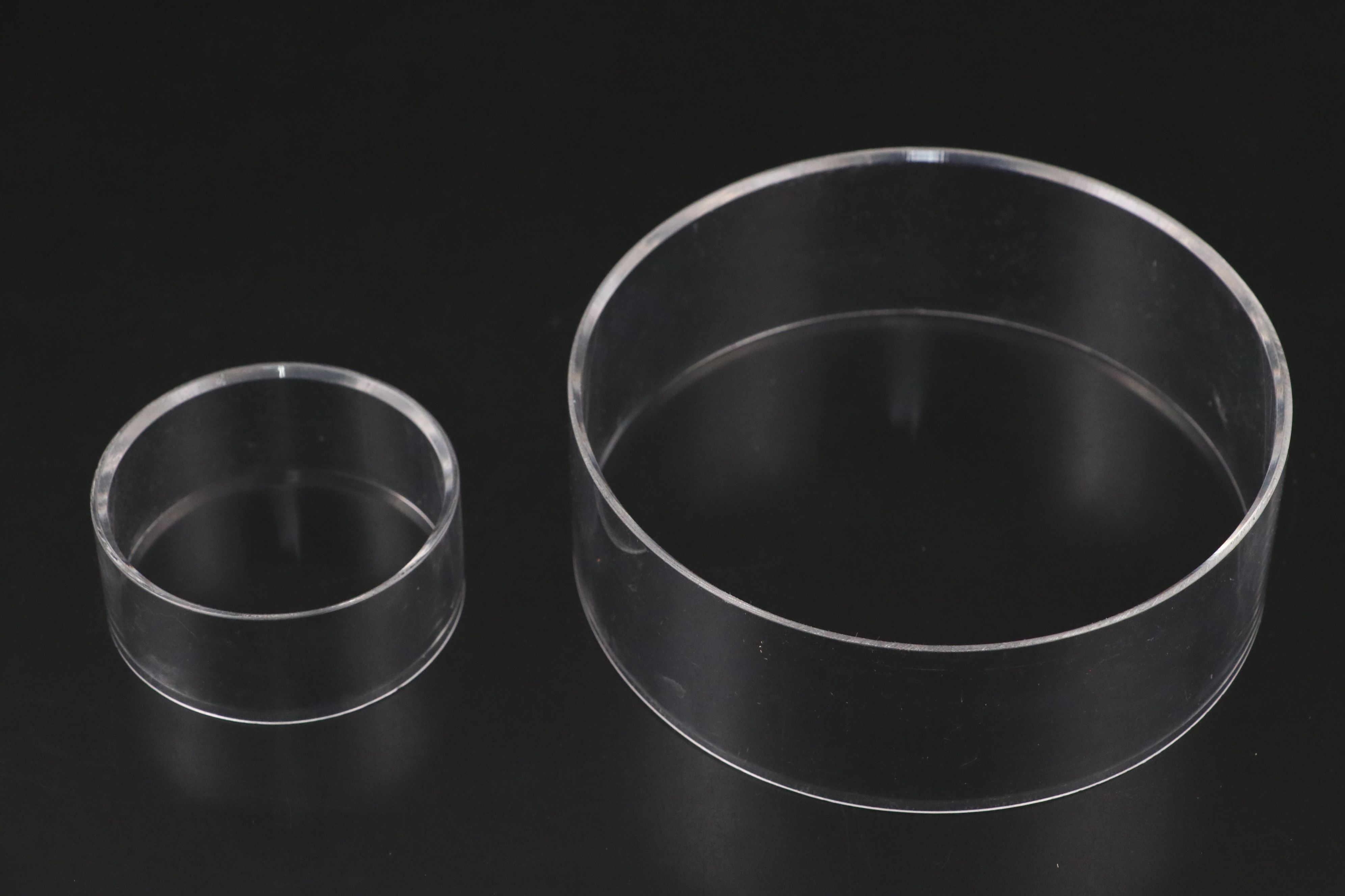 Polished Quartz Spheres with Display Stands