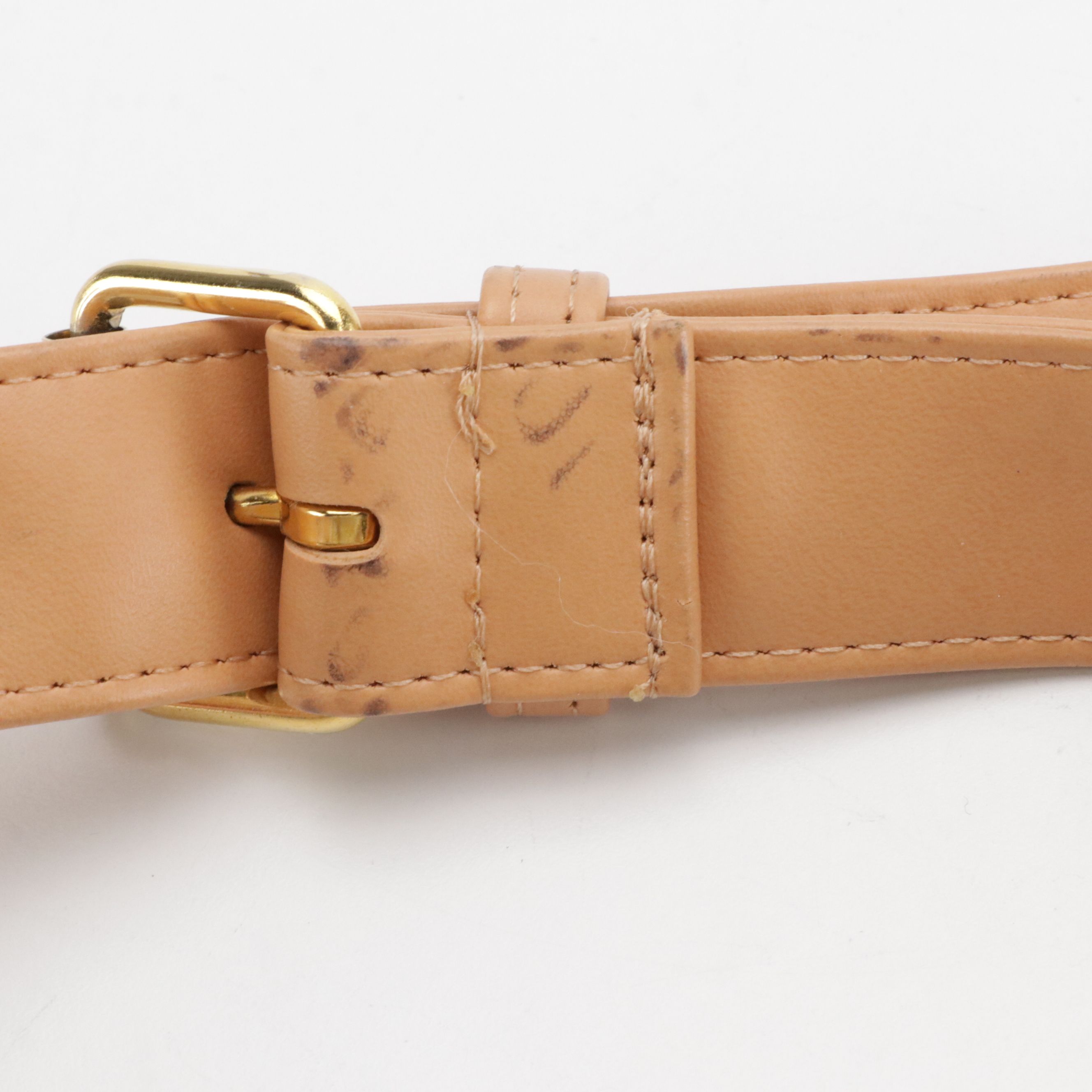 Chloé Two-Way Golf Club Holder in Salmon and Tan Leather