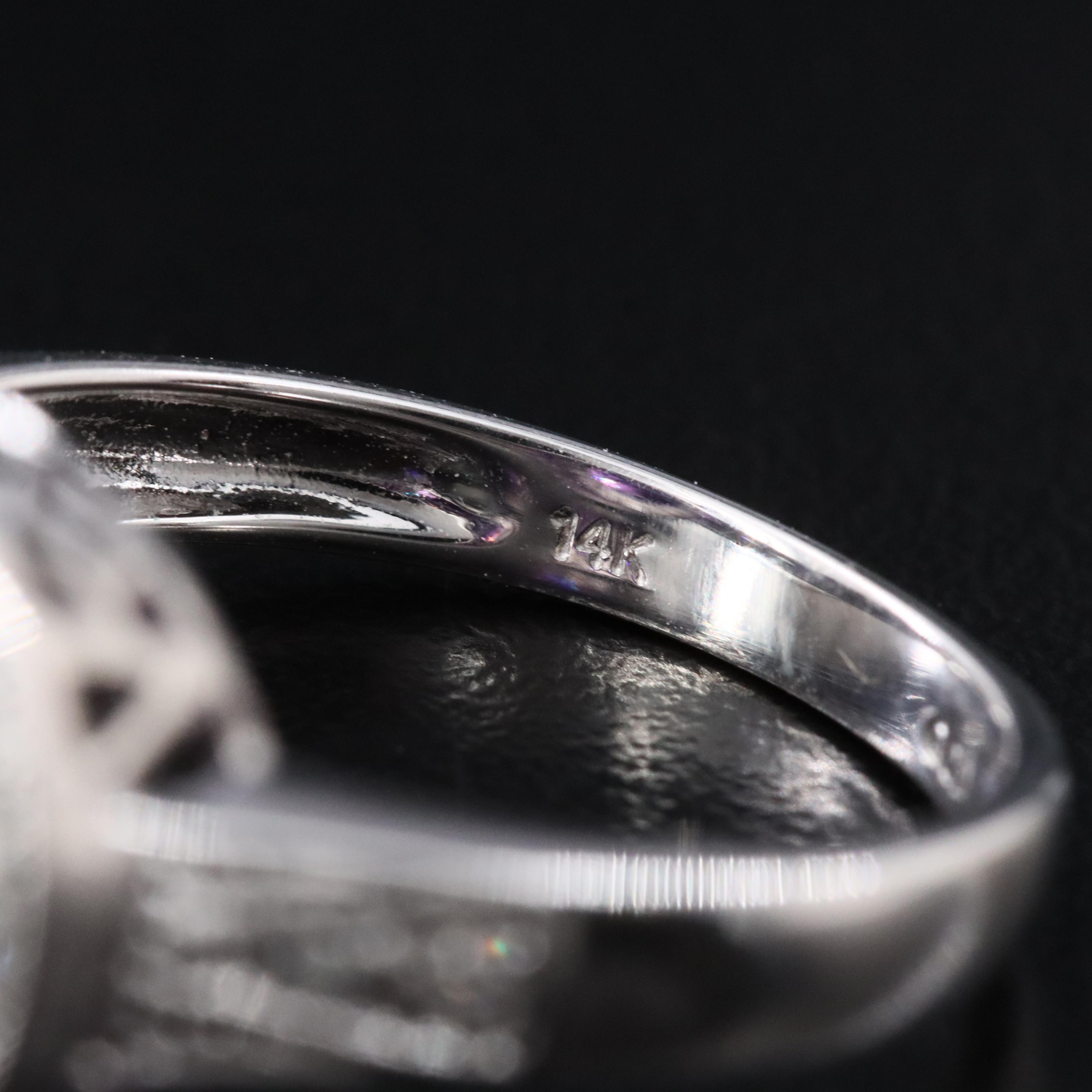 14K Amethyst and Diamond Ring