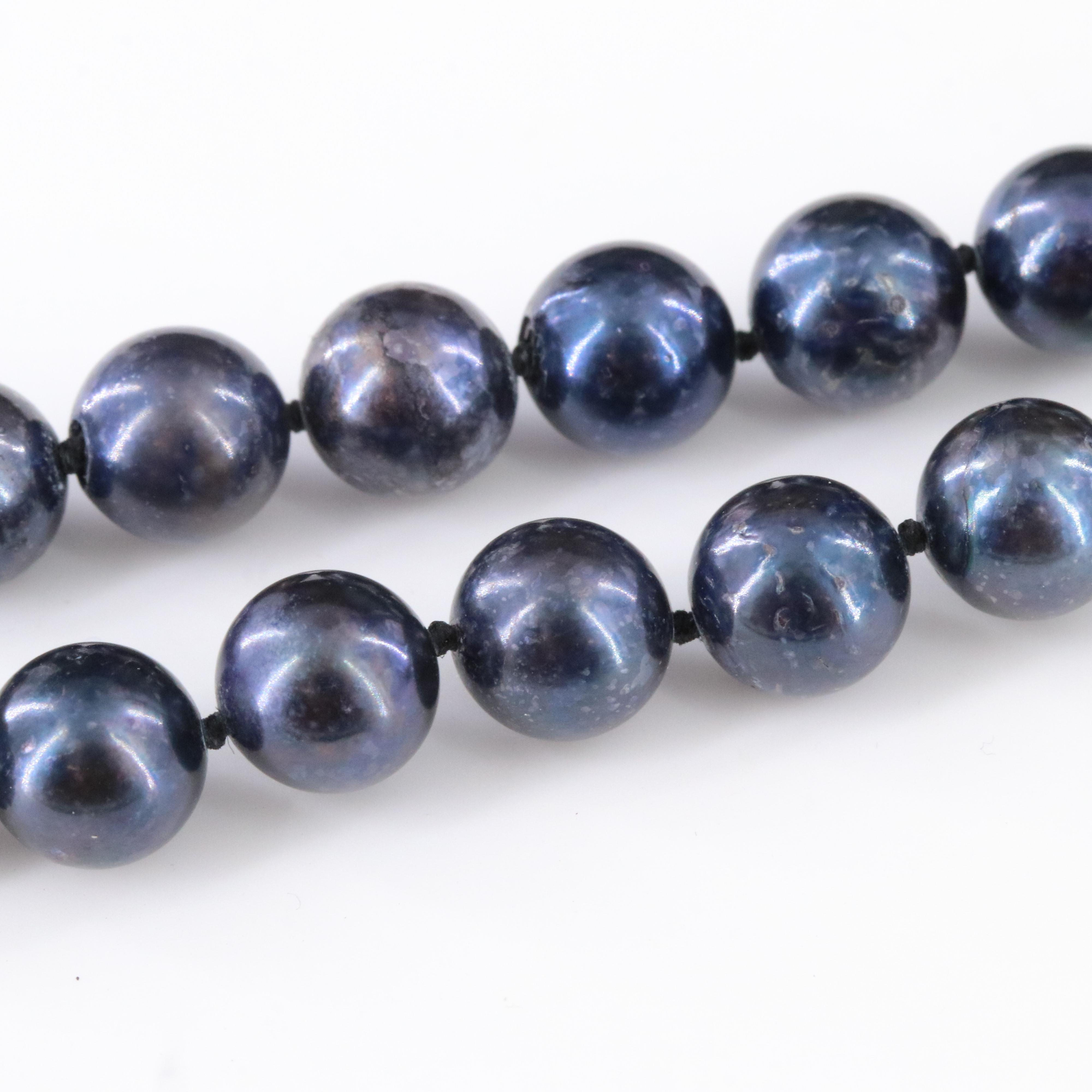 Pearl Necklace with 14K Clasp