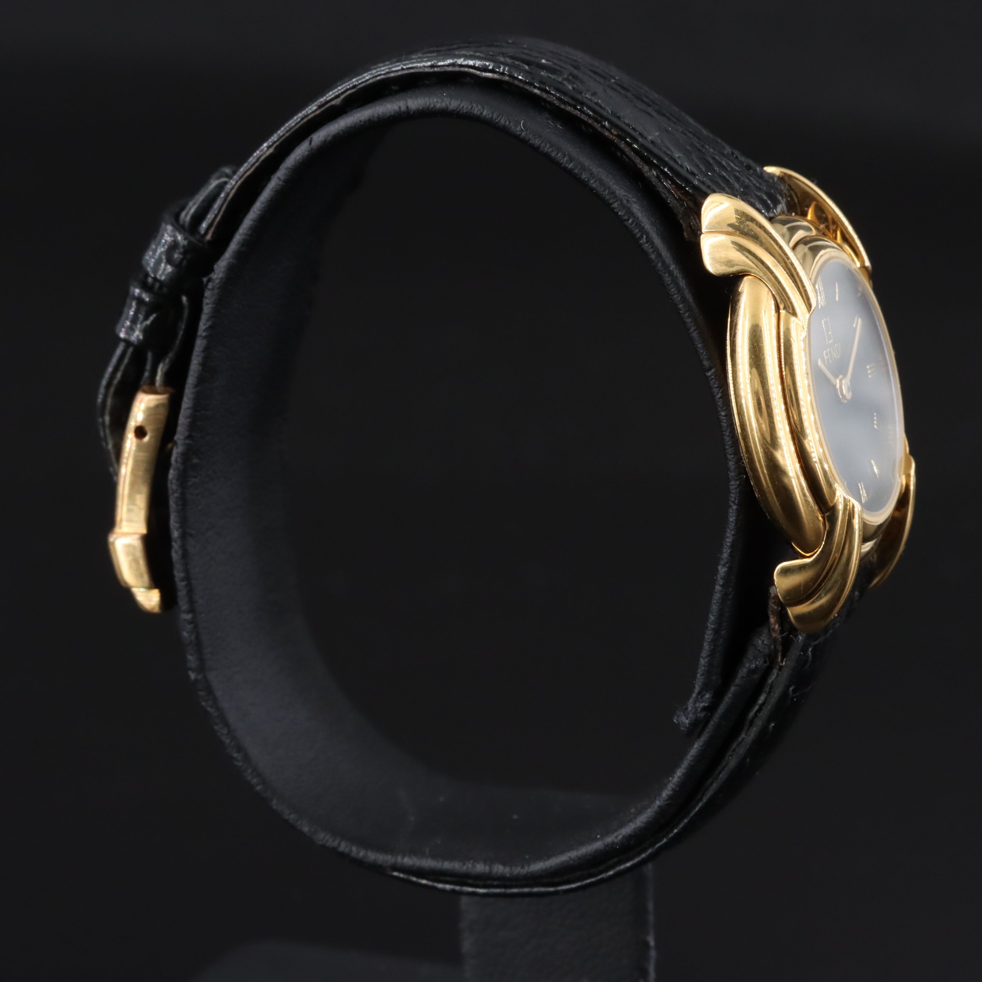 Fendi 300L Black Dial Swiss Quartz Watch