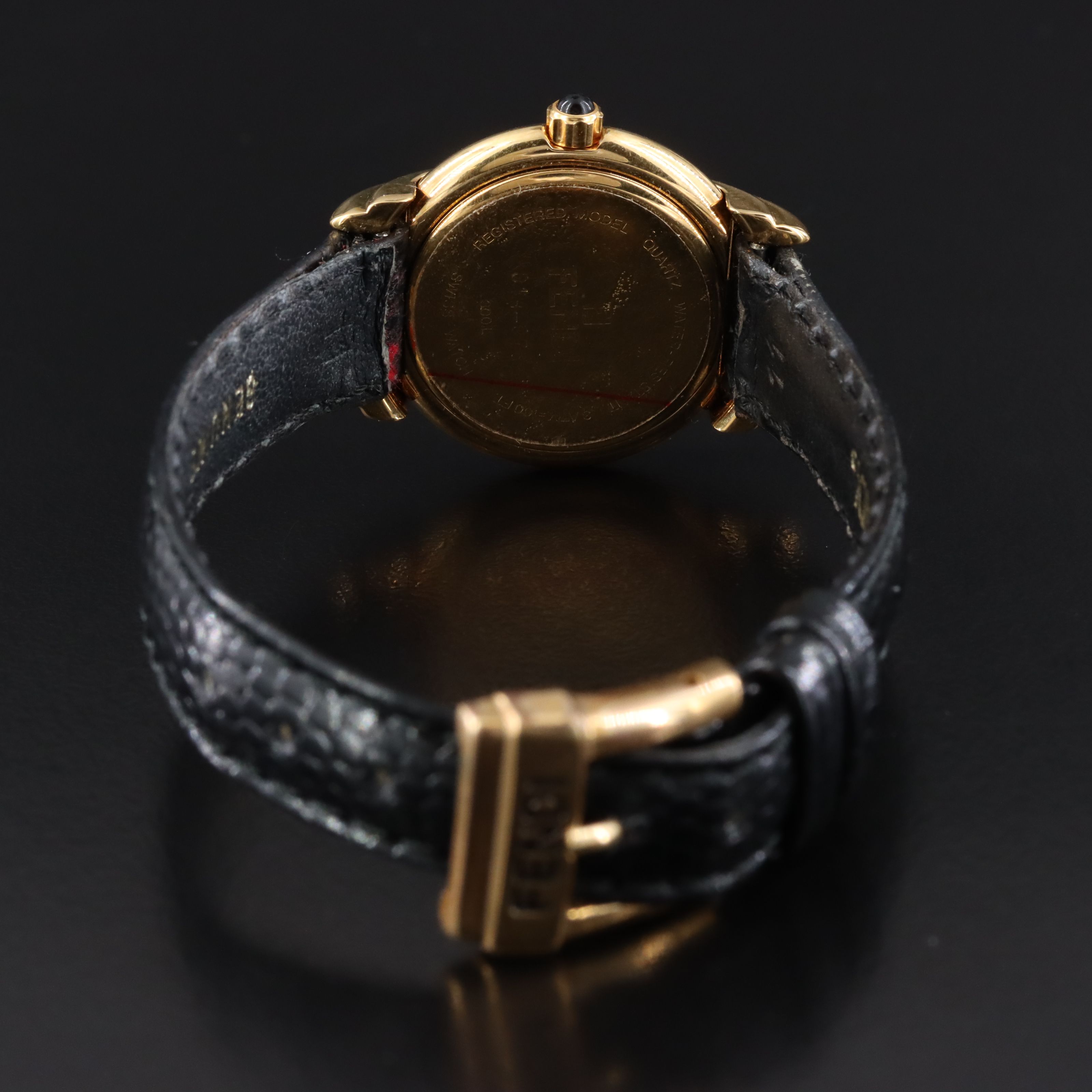 Fendi 300L Black Dial Swiss Quartz Watch