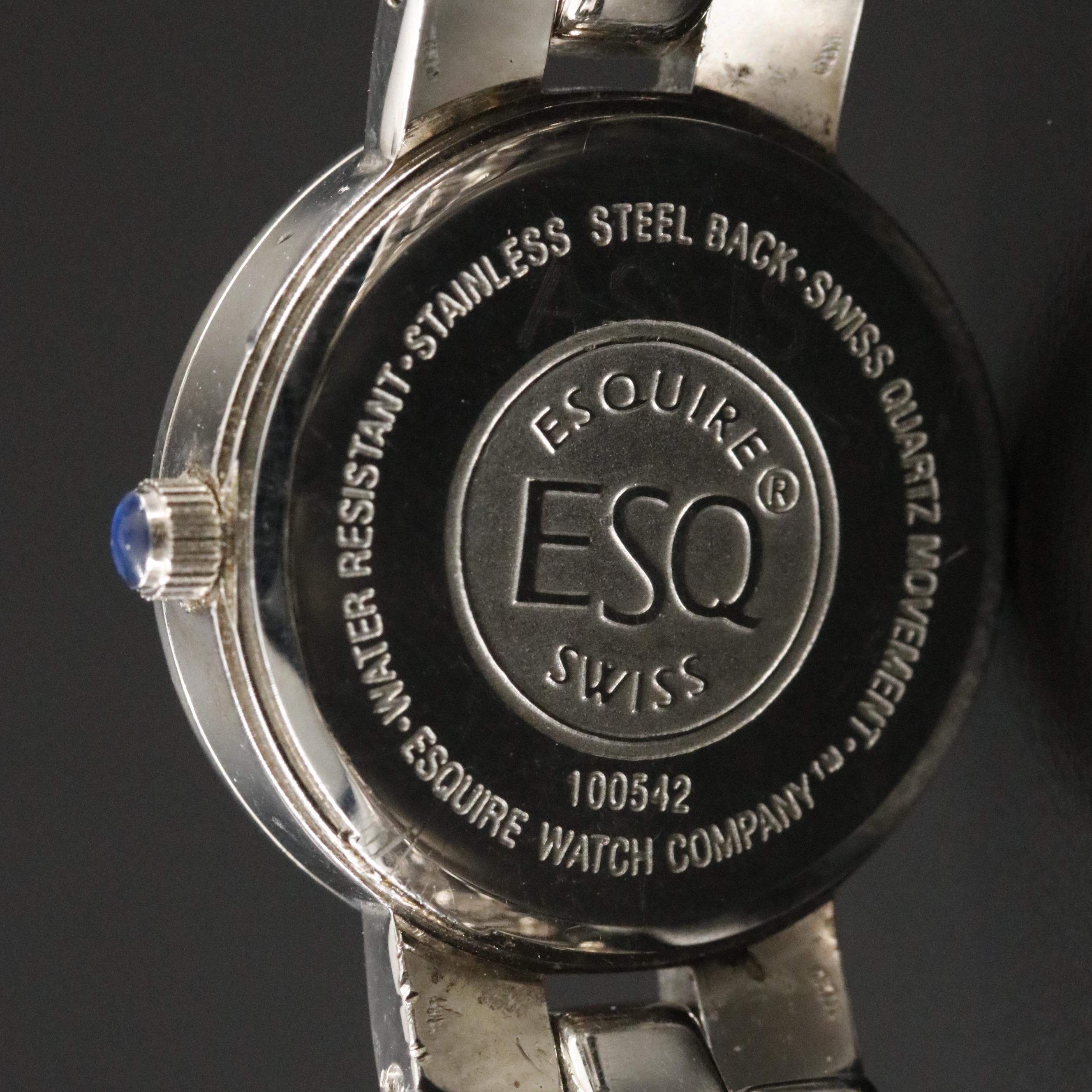 ESQ Blue Dial Swiss Quartz Watch #100542