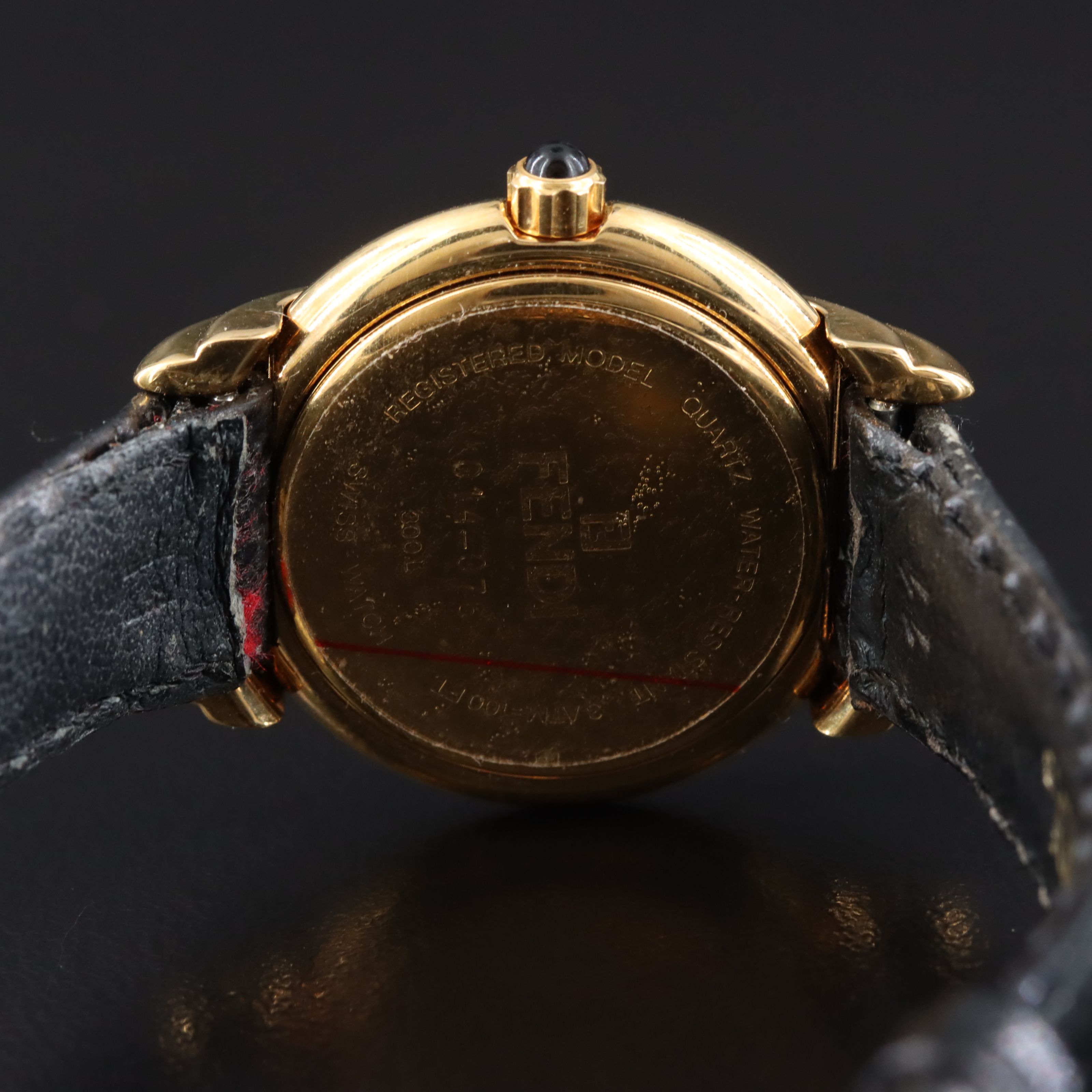 Fendi 300L Black Dial Swiss Quartz Watch