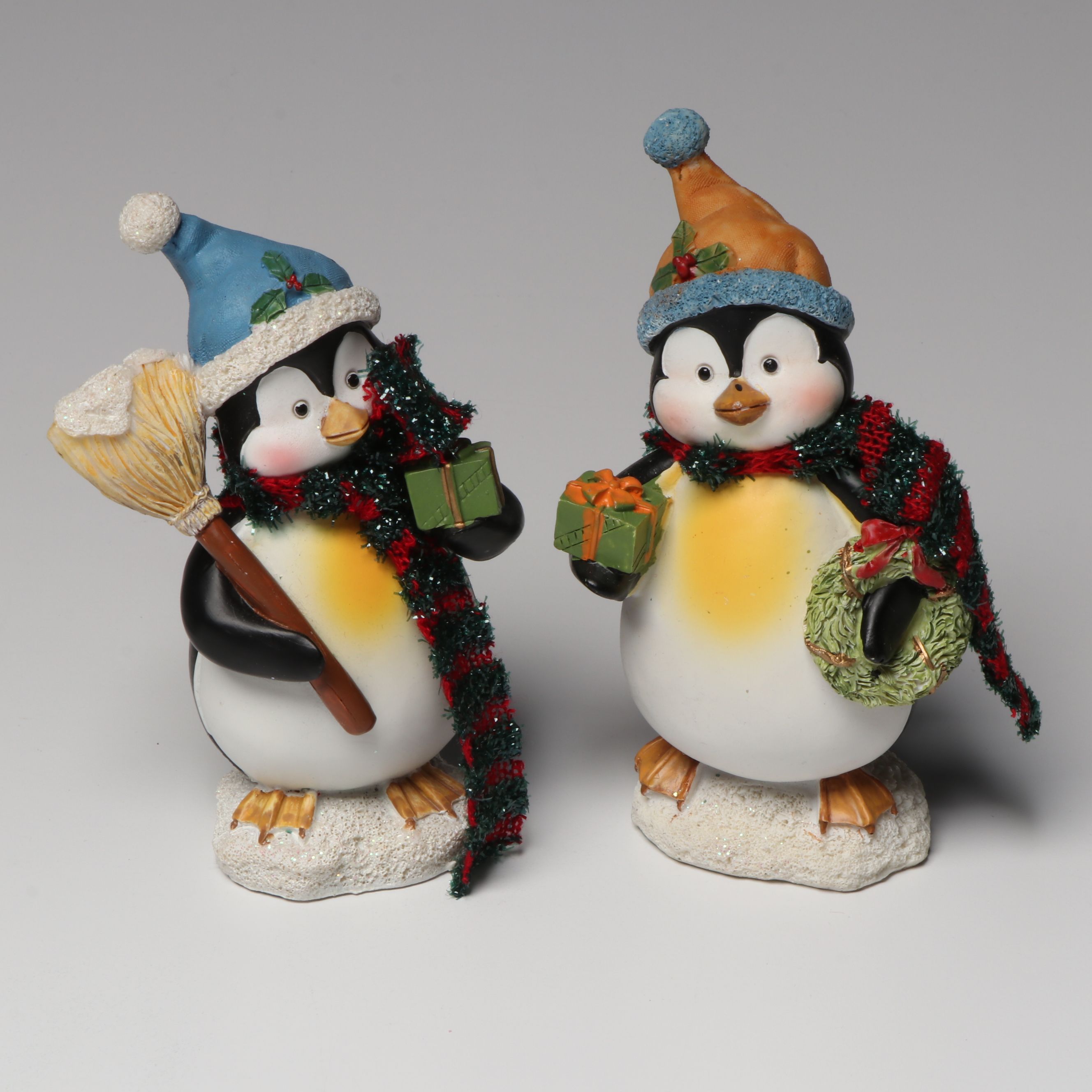 Assorted Anthropomorphic Penguin Figurines