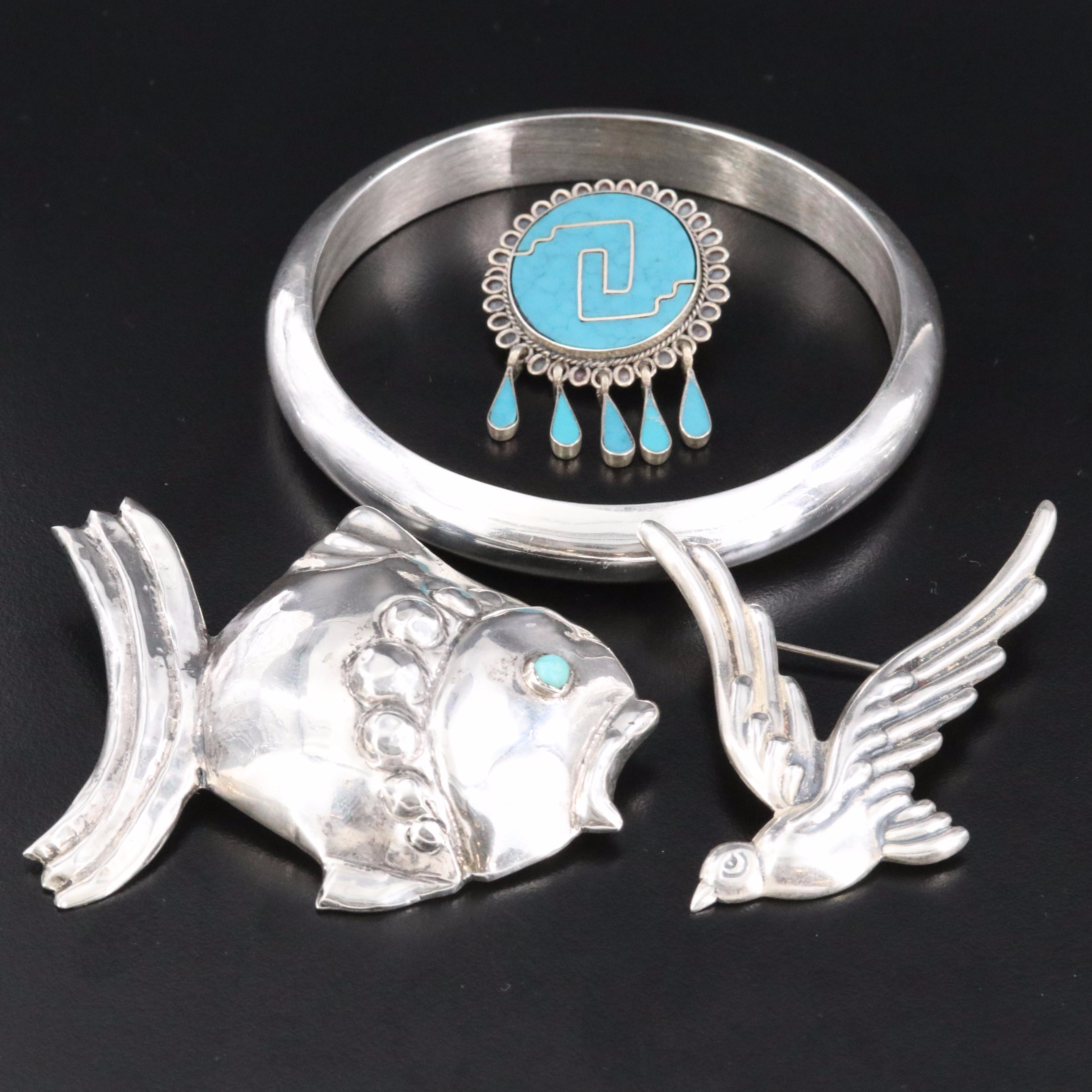 Los Castillo Taxco, Sterling, and Turquoise Featured in Jewelry Collection