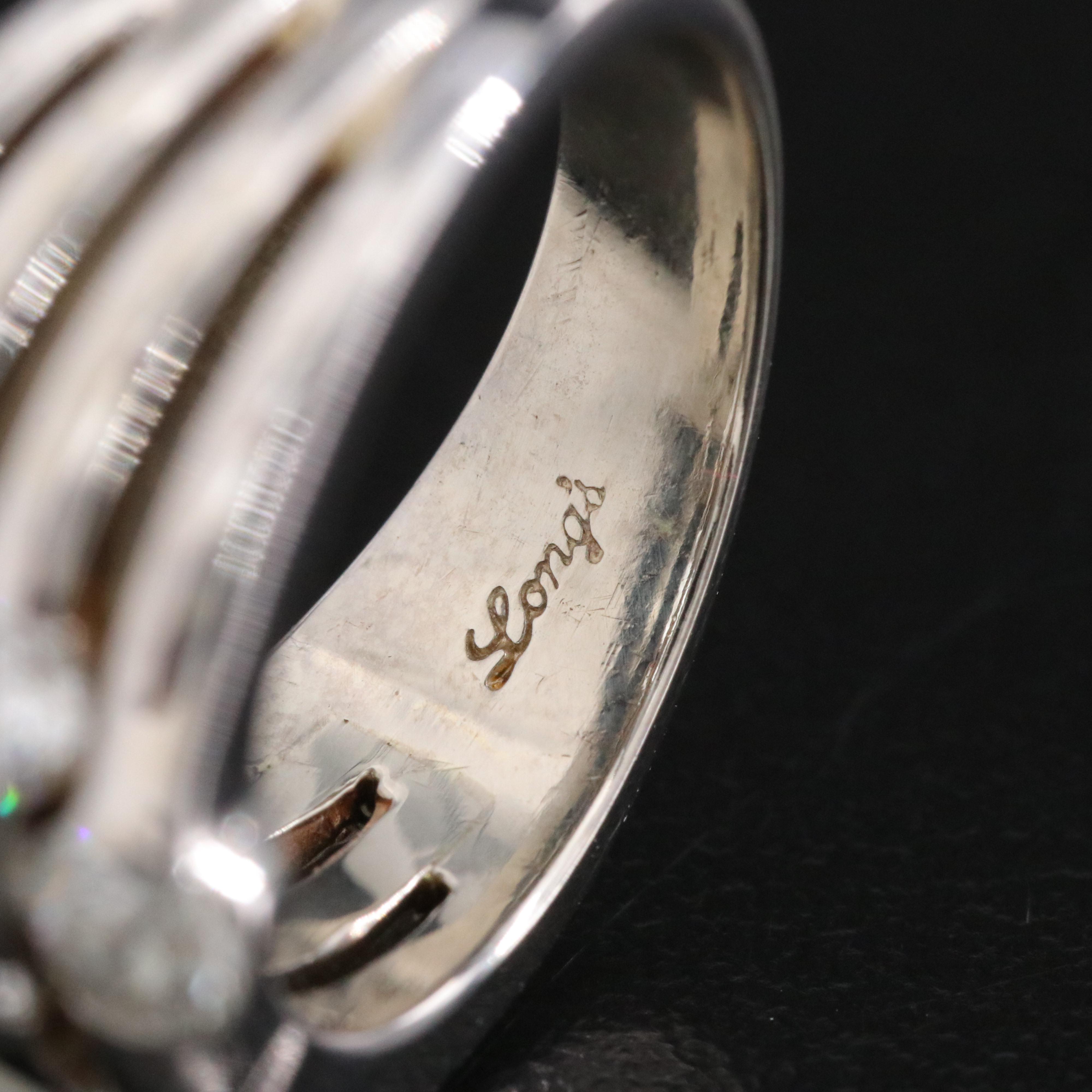 14K 0.78 CTW Diamond Layered Ring