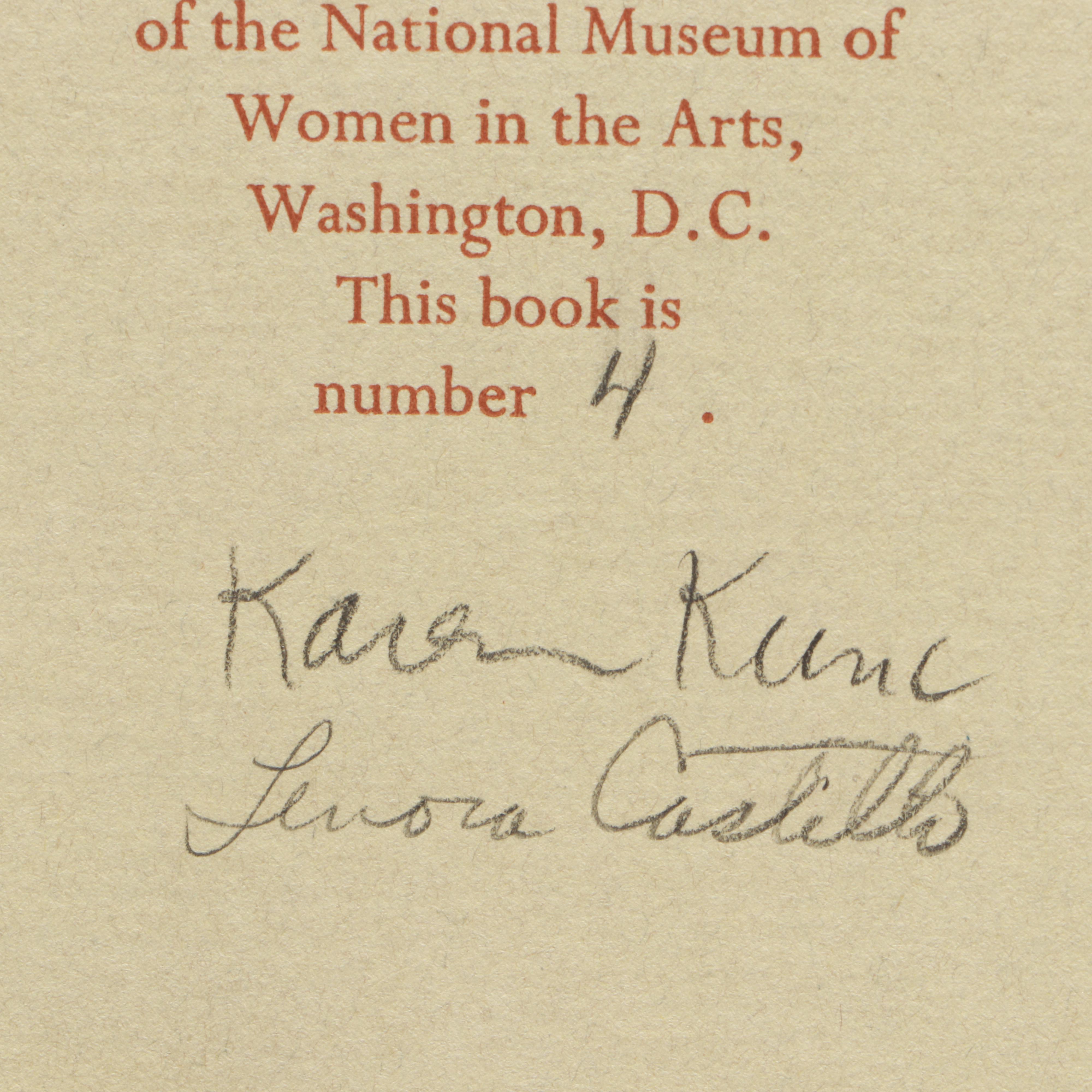 Signed Karen Kunc Illustrated "On This Land" by Lenora Castillo, 1996
