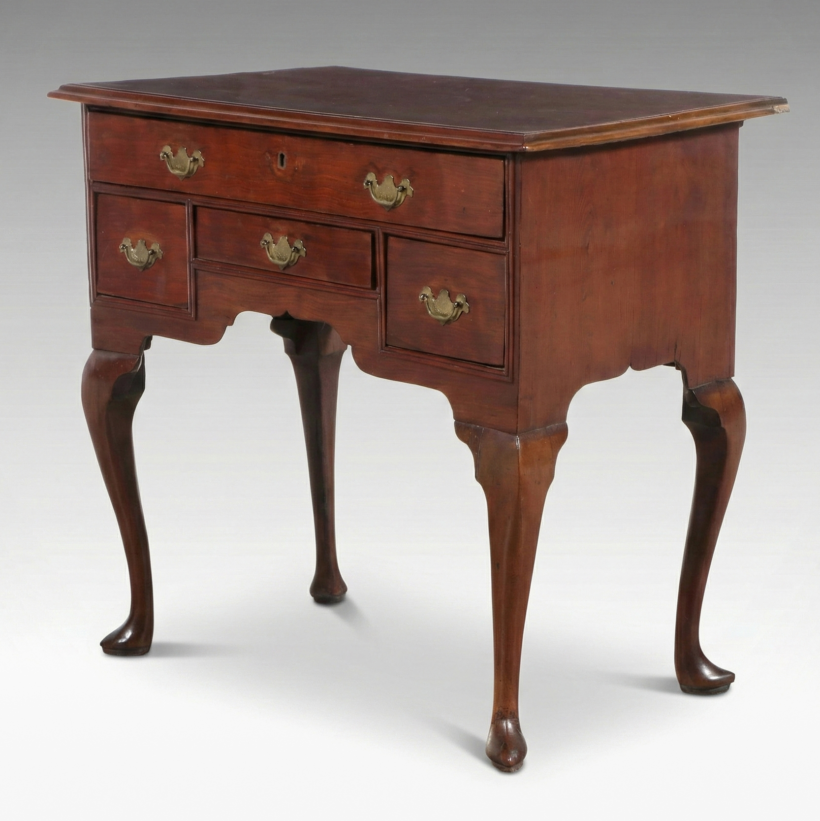 Queen Anne Style Mahogany Low Boy, 19th Century