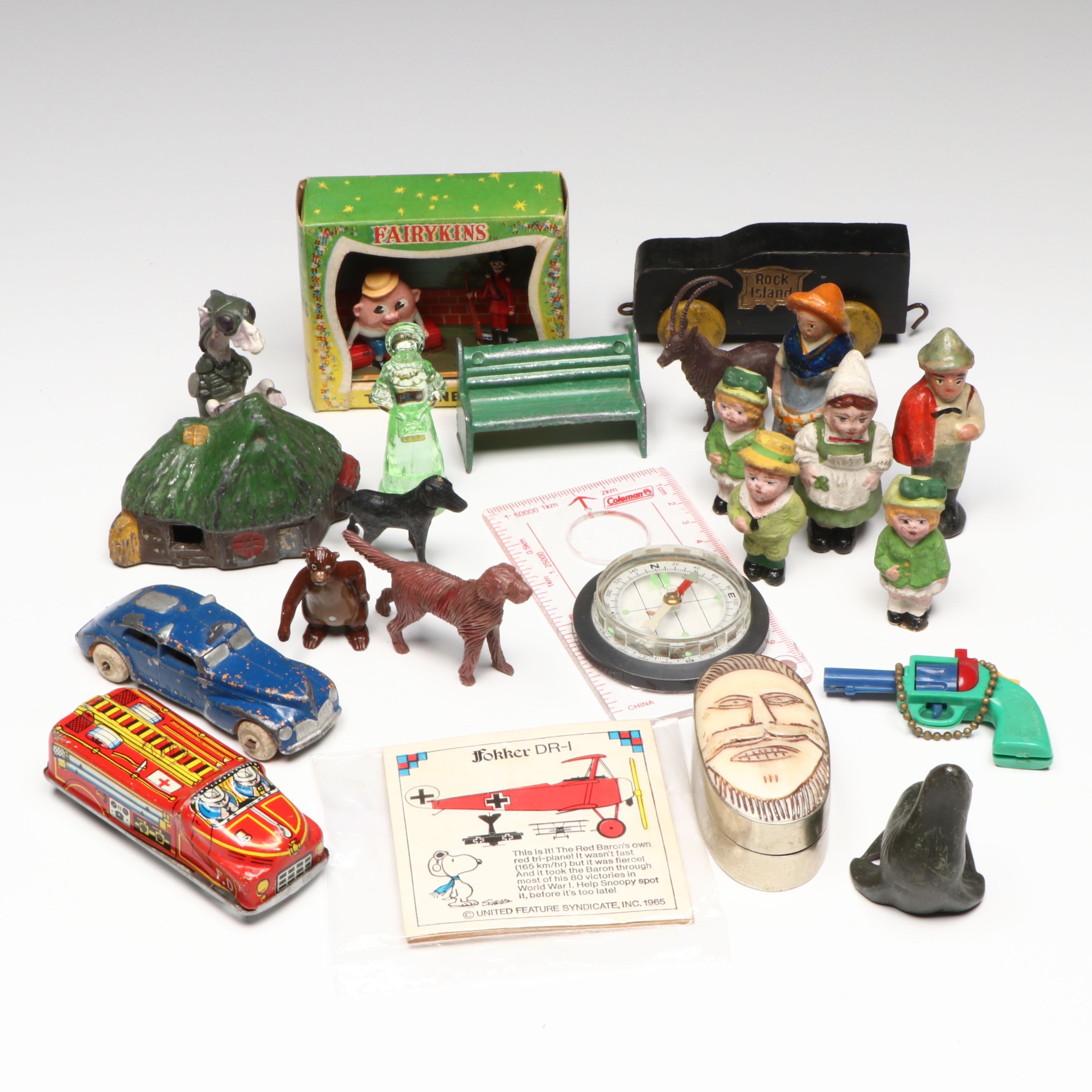 "Fairykins" TV Scenes by Marx with More Vintage Toys and Figurines