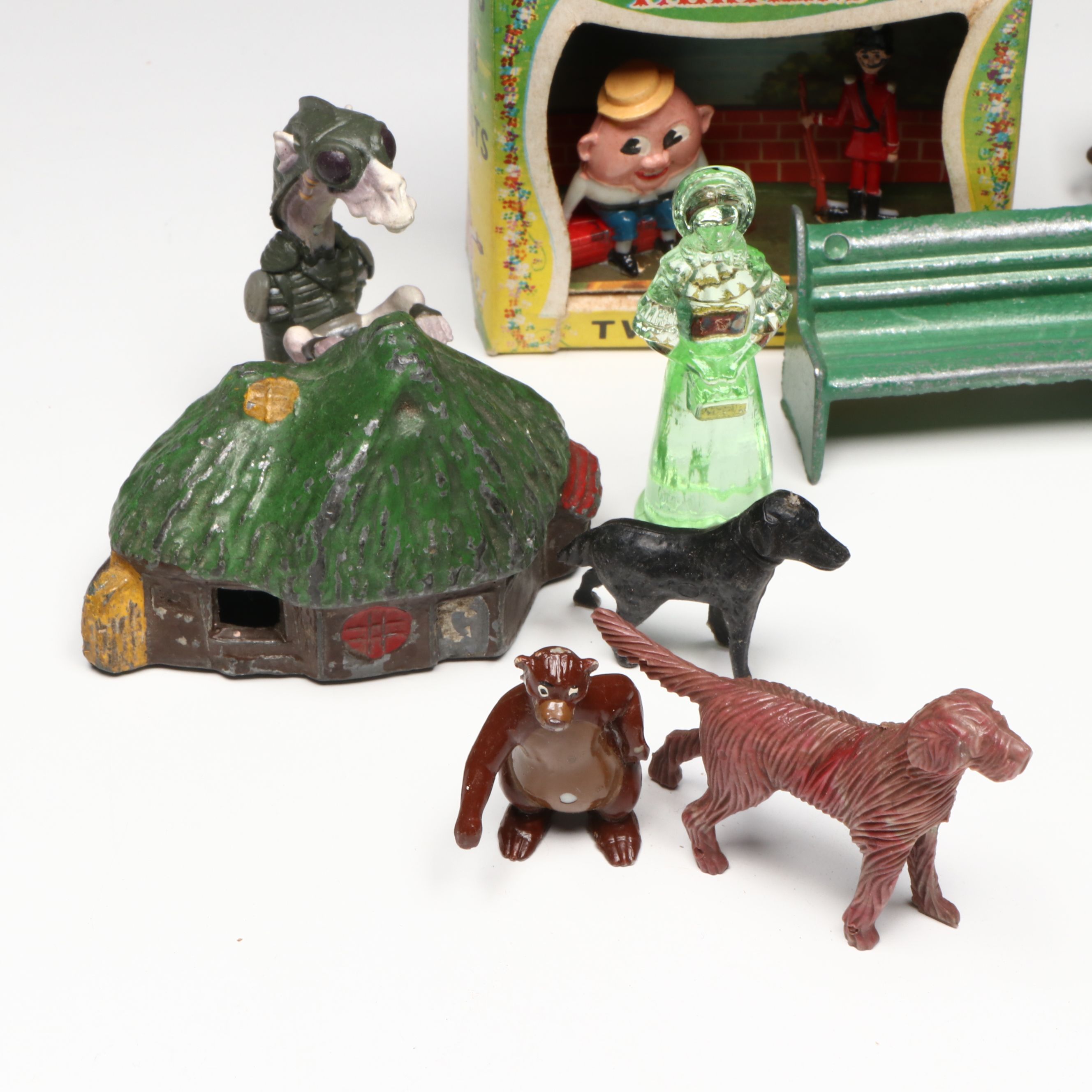 "Fairykins" TV Scenes by Marx with More Vintage Toys and Figurines
