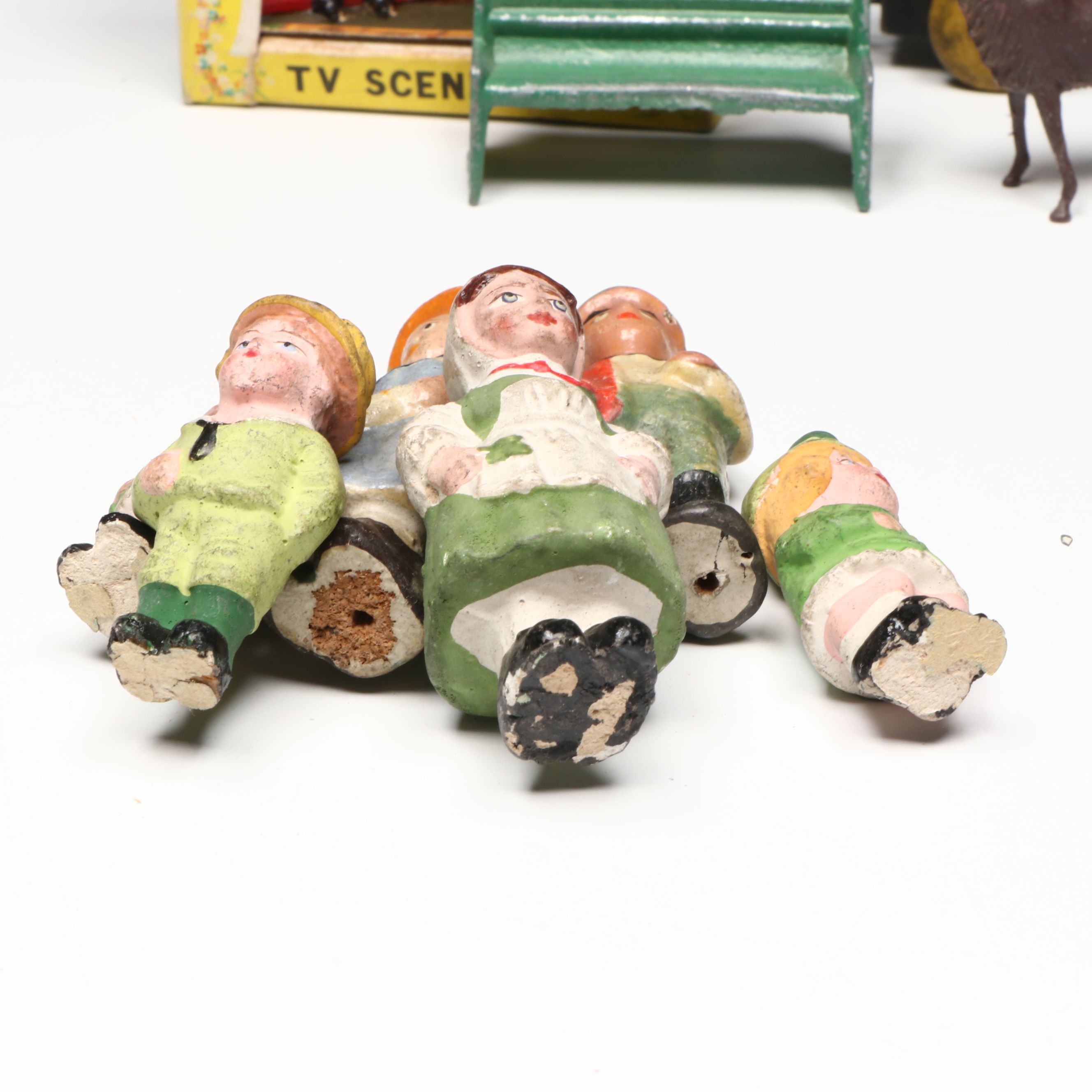 "Fairykins" TV Scenes by Marx with More Vintage Toys and Figurines