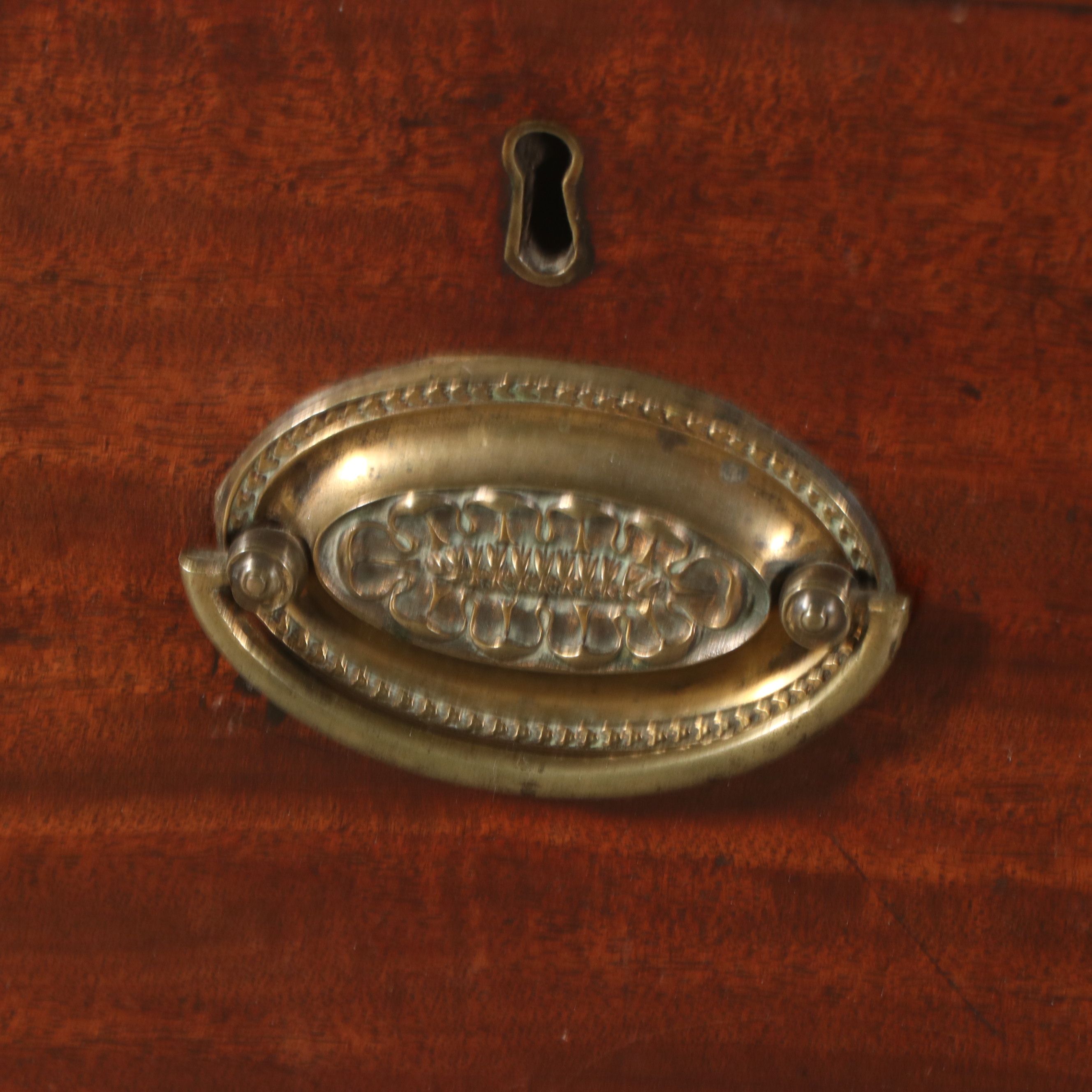 Hepplewhite Style Mahogany Chest of Drawers, Late 18th to Mid-19th Century