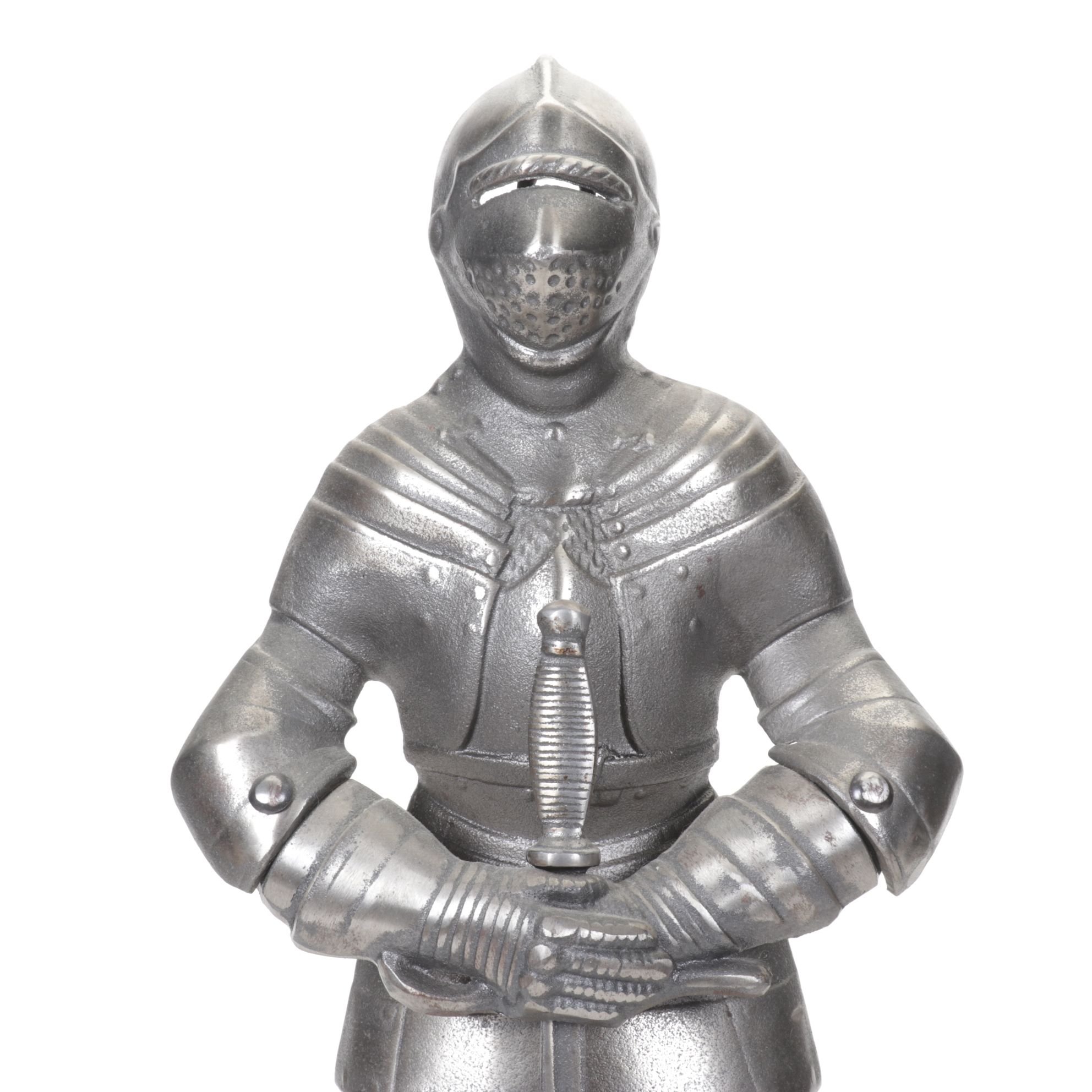Cast Aluminum Medieval Knight Fireplace Tool Set