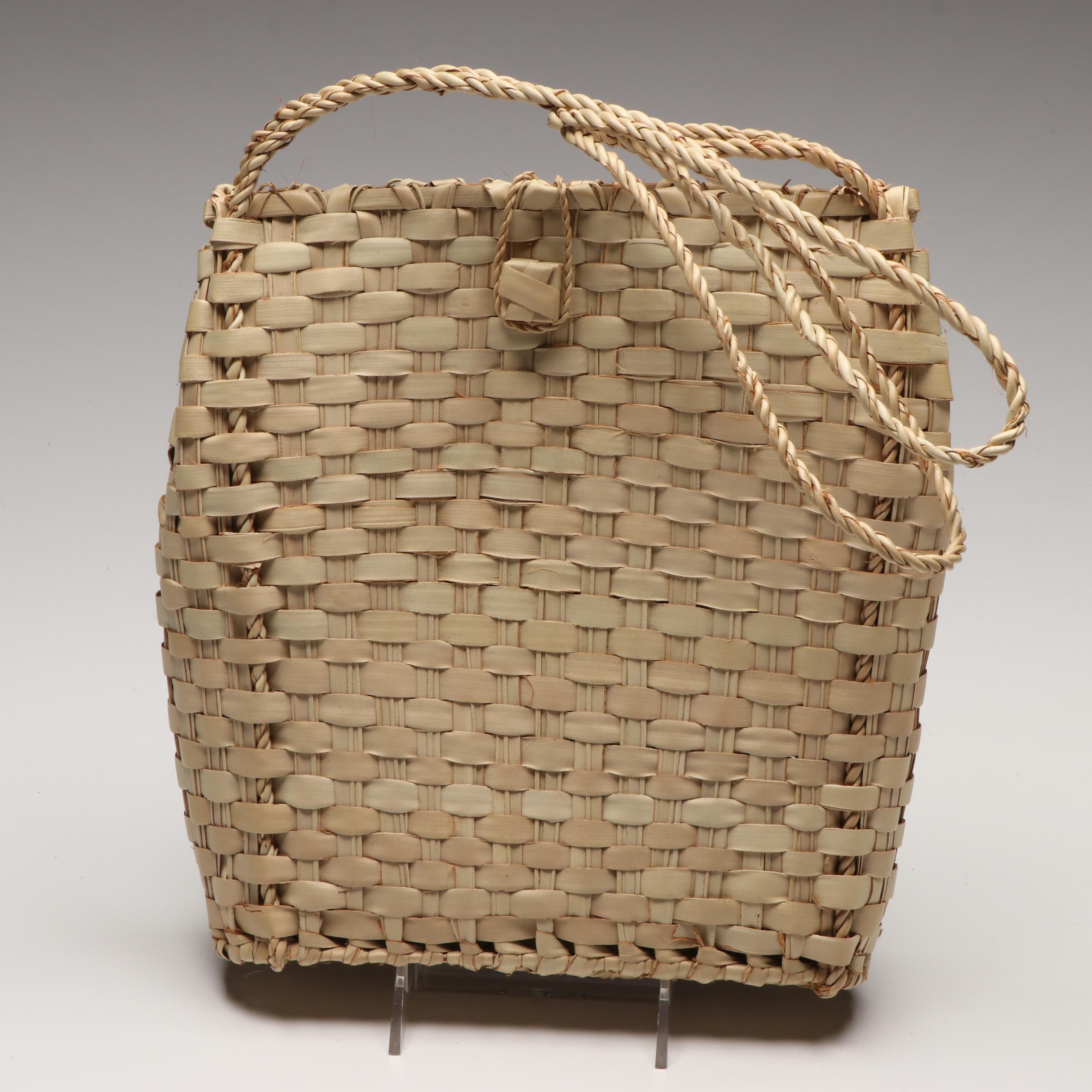Mozambican Handwoven Palm Handbags