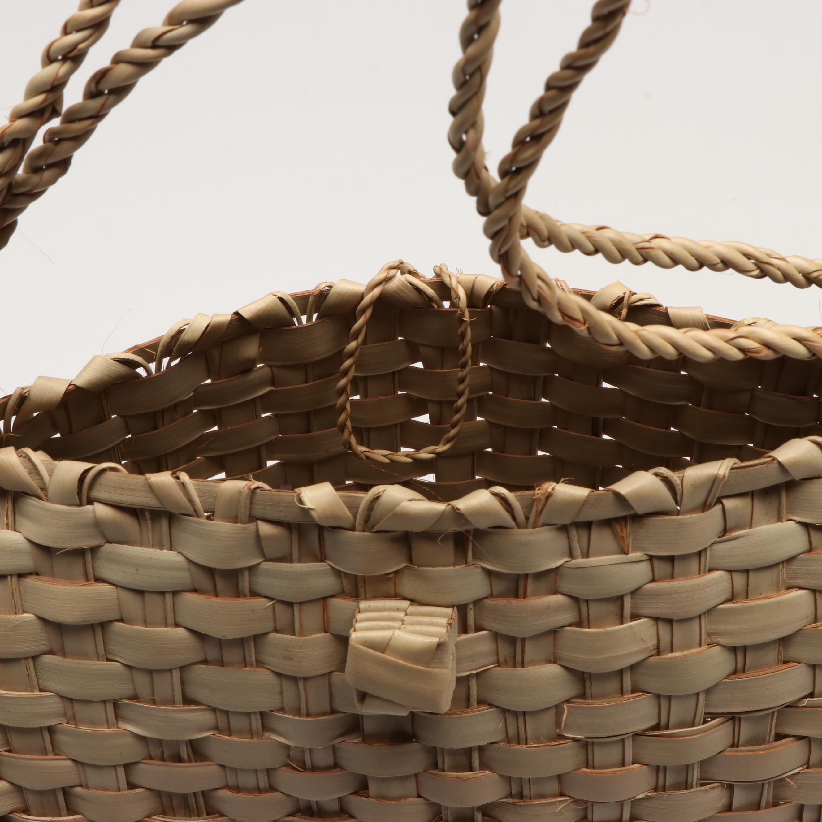 Mozambican Handwoven Palm Handbags