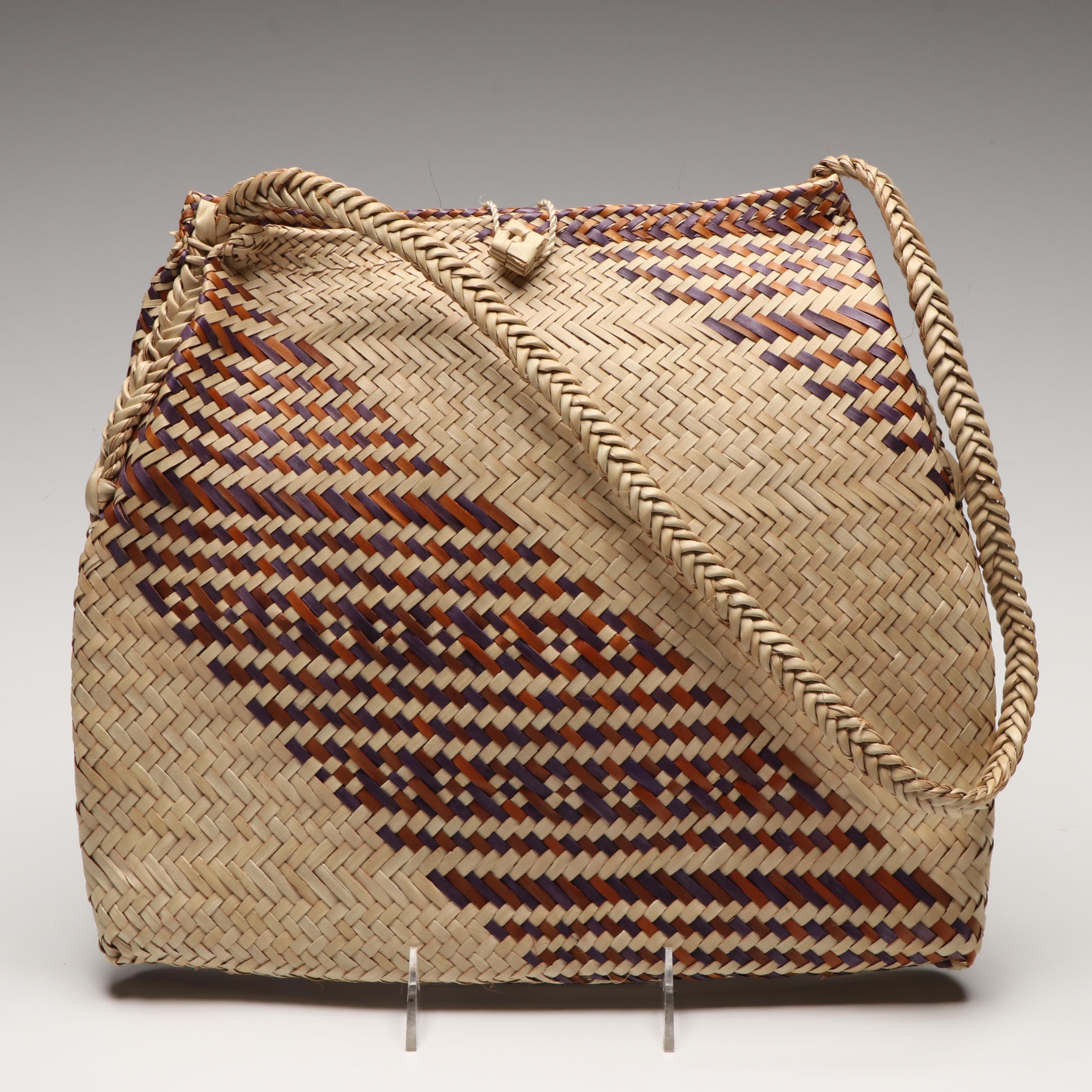Mozambican Handwoven Palm Handbags
