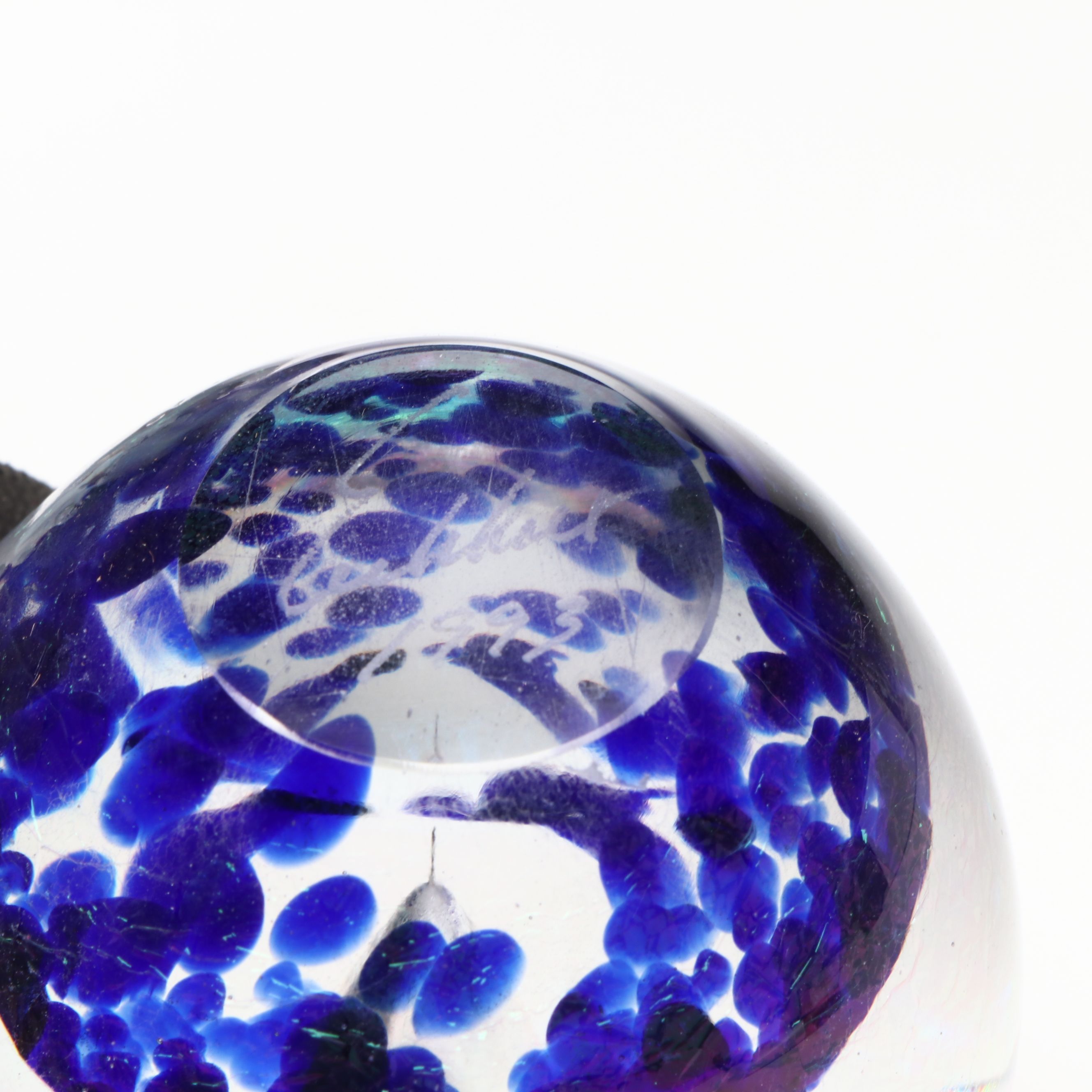 Geode Bookends with Art Glass Paperweights