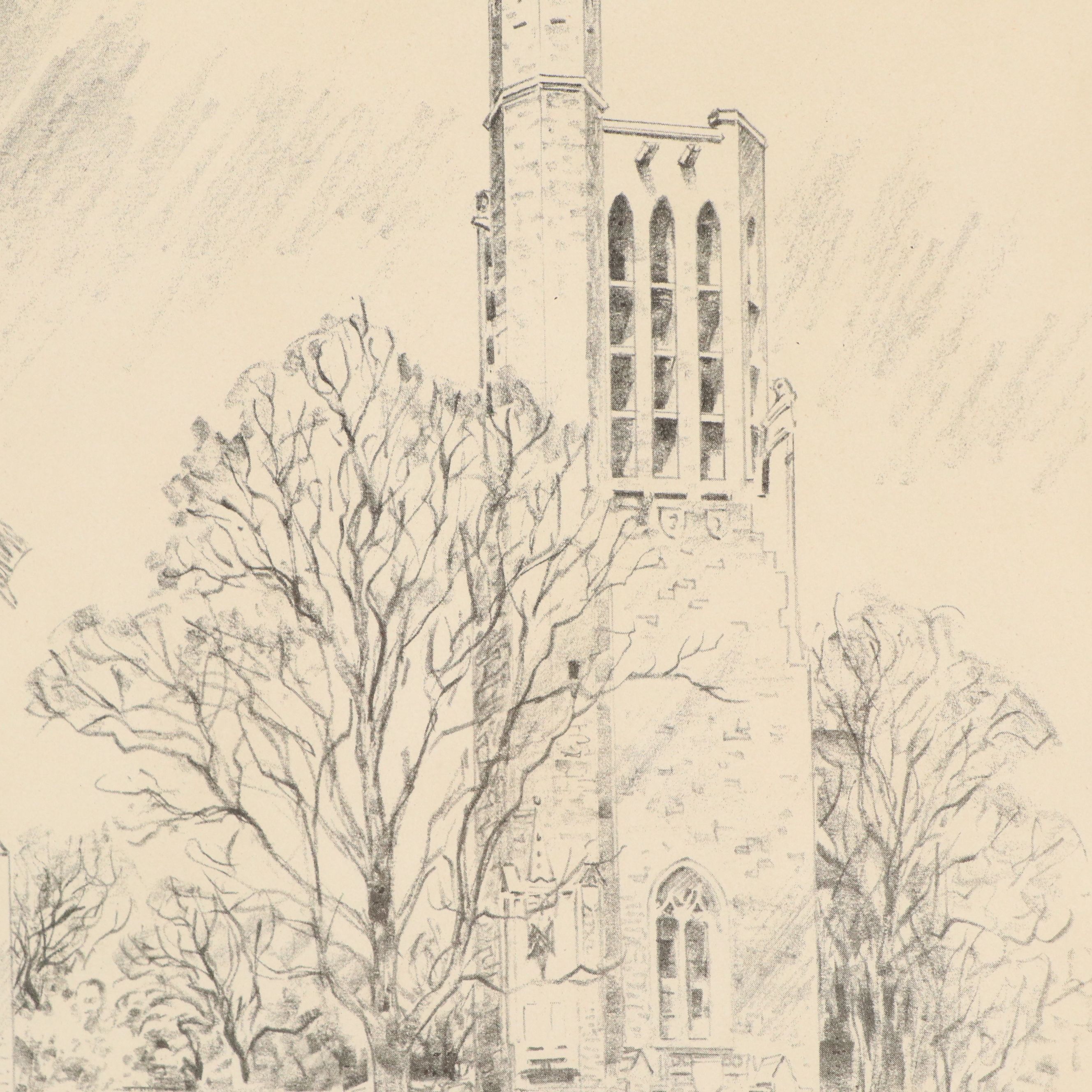 After Jas Murray Halftone "Washington Memorial Chapel," Mid-Late 20th Century