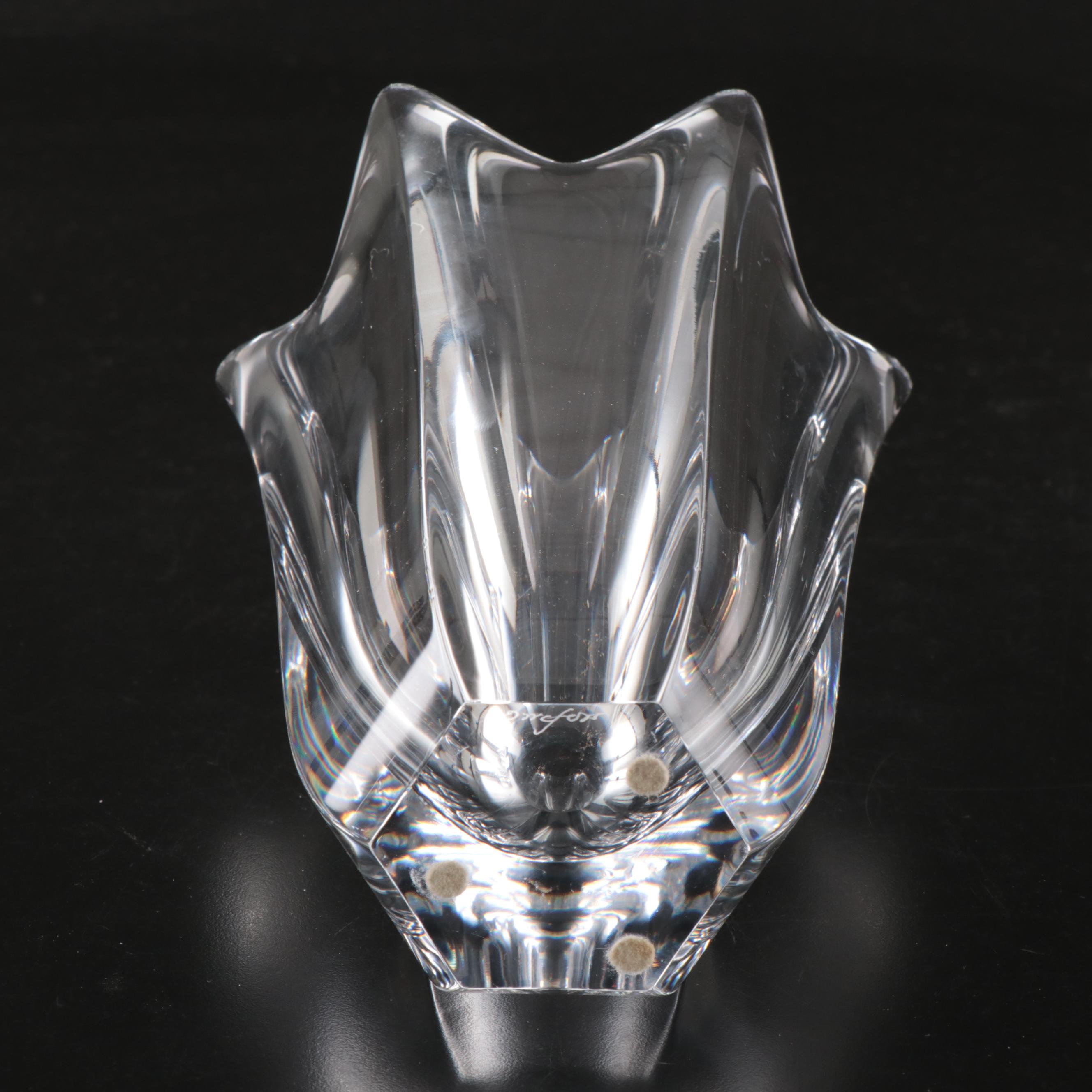 Orrefors "Fleur," "Orion," and "Sigma" Crystal Glassware