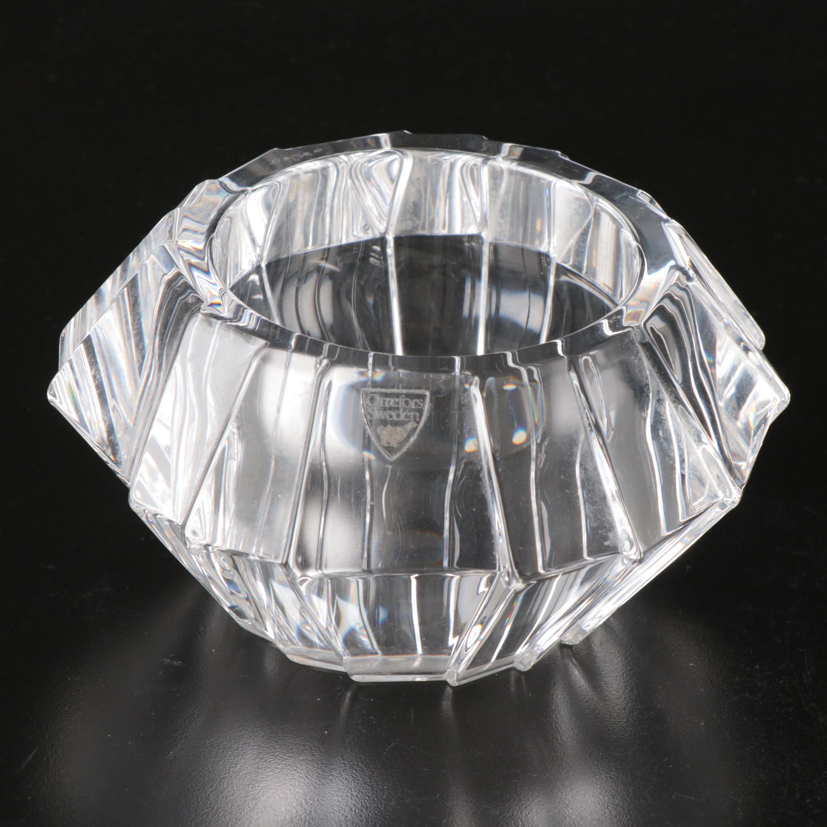 Orrefors "Fleur," "Orion," and "Sigma" Crystal Glassware