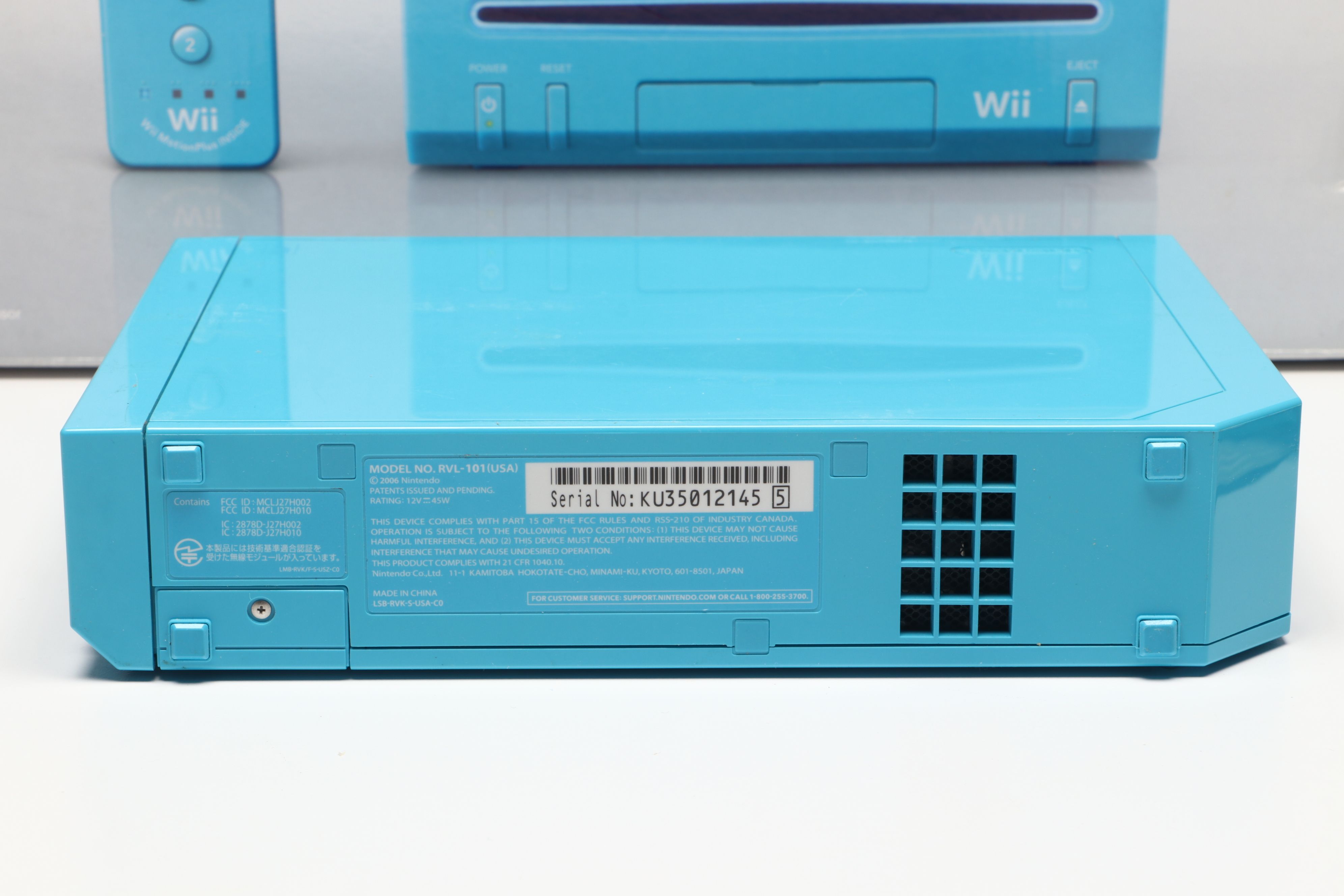 Nintendo Wii Console, Remote Plus, and Nunchuk