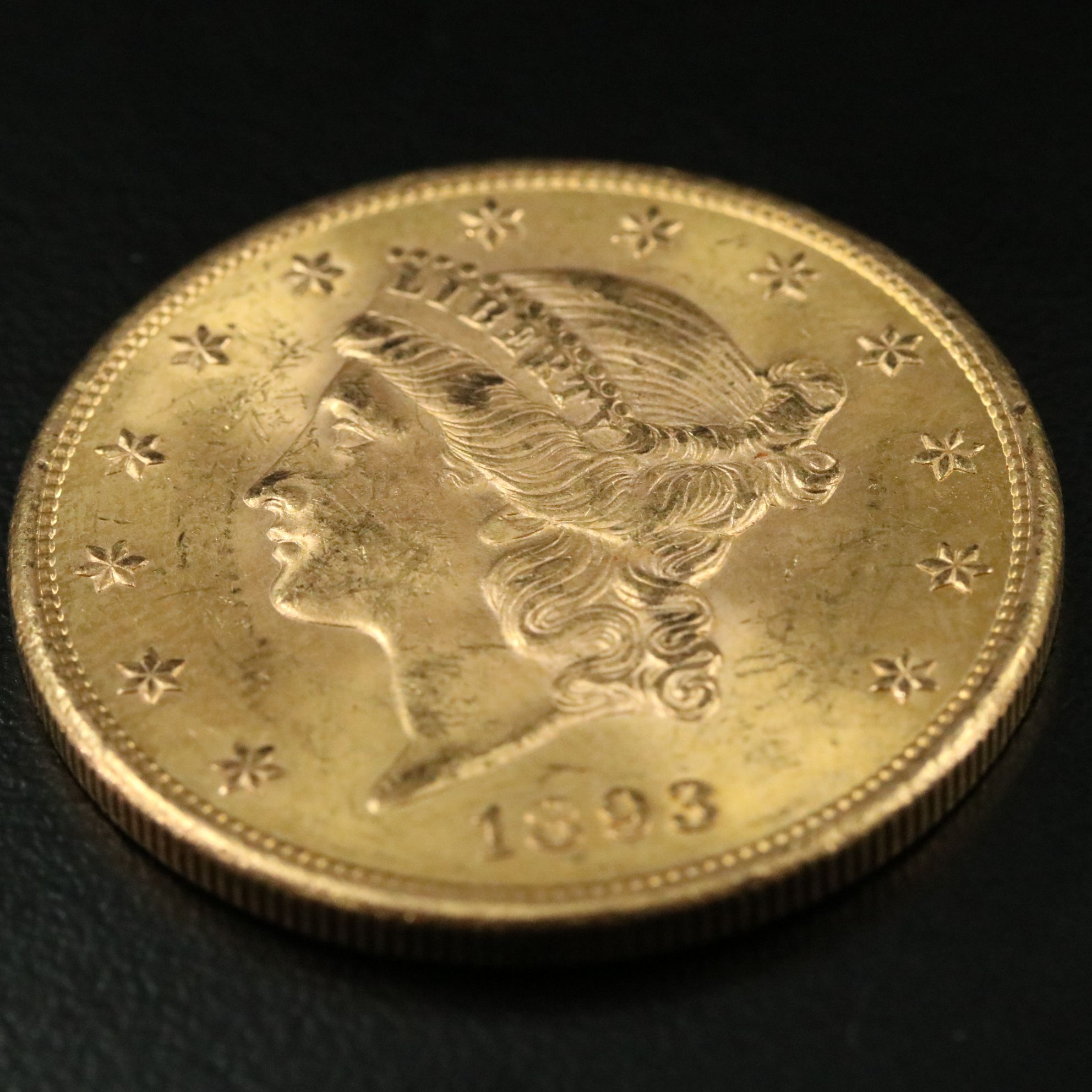 1893-S $20 Dollar Liberty Gold Coin