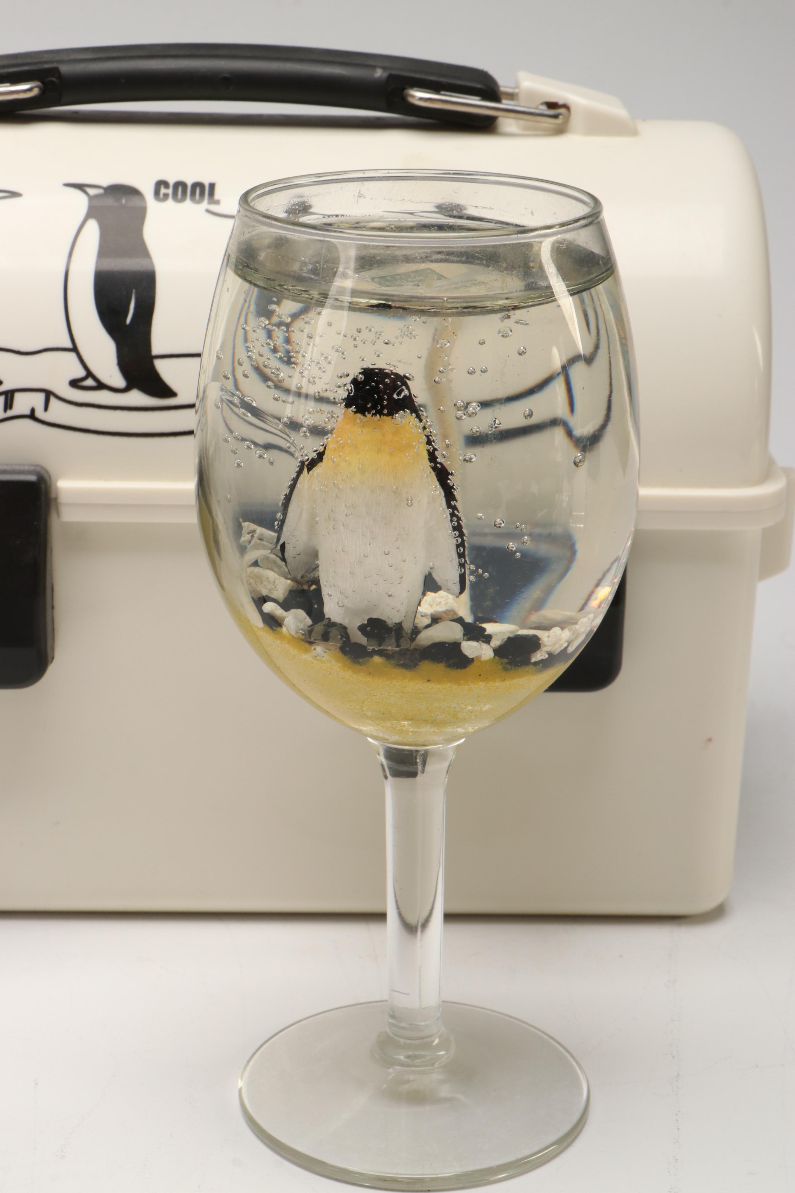 Pepsi Memorabilia and Penguin-Themed Jars, Glasses and Candles