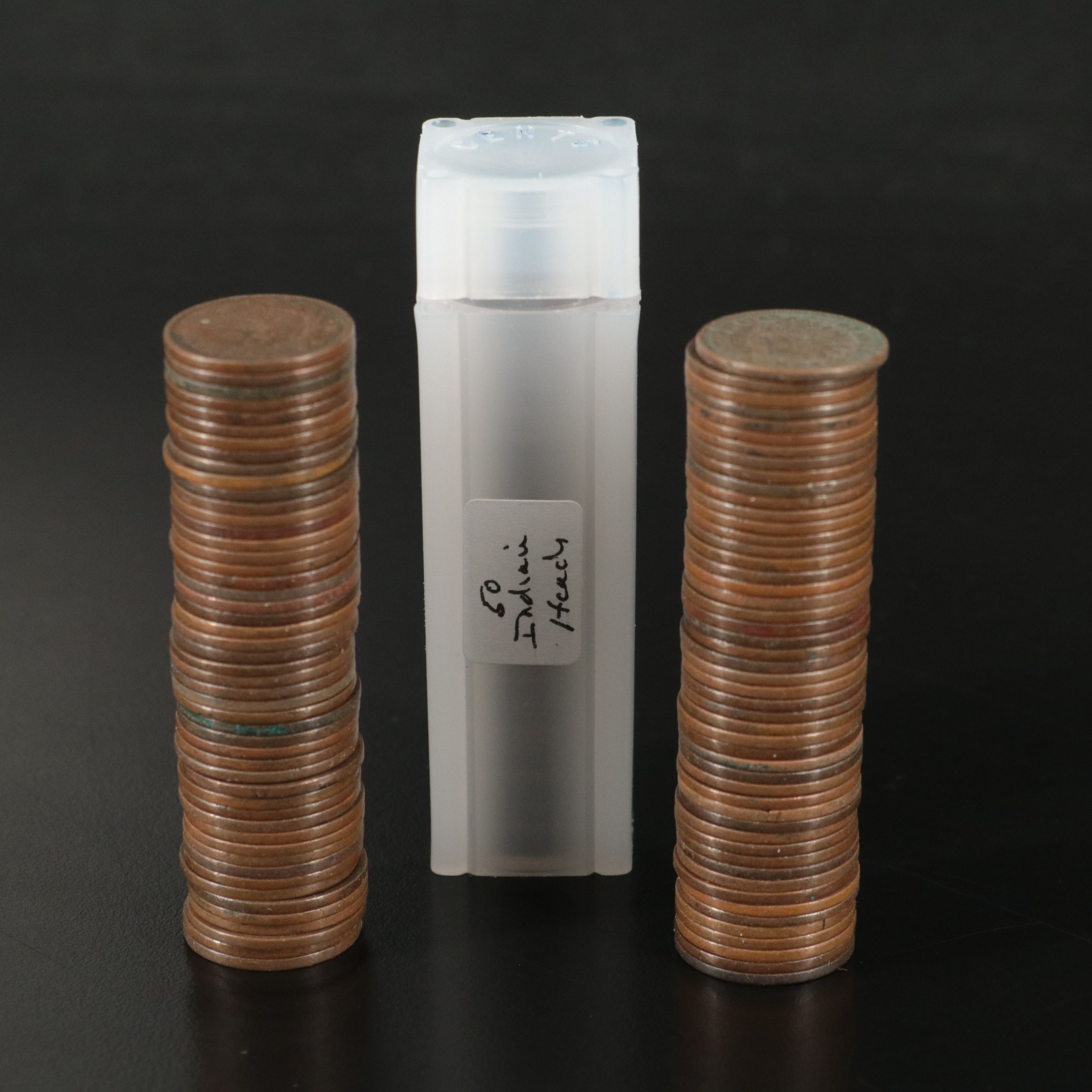 Group of One Hundred-Fifty Assorted Date Indian Cents