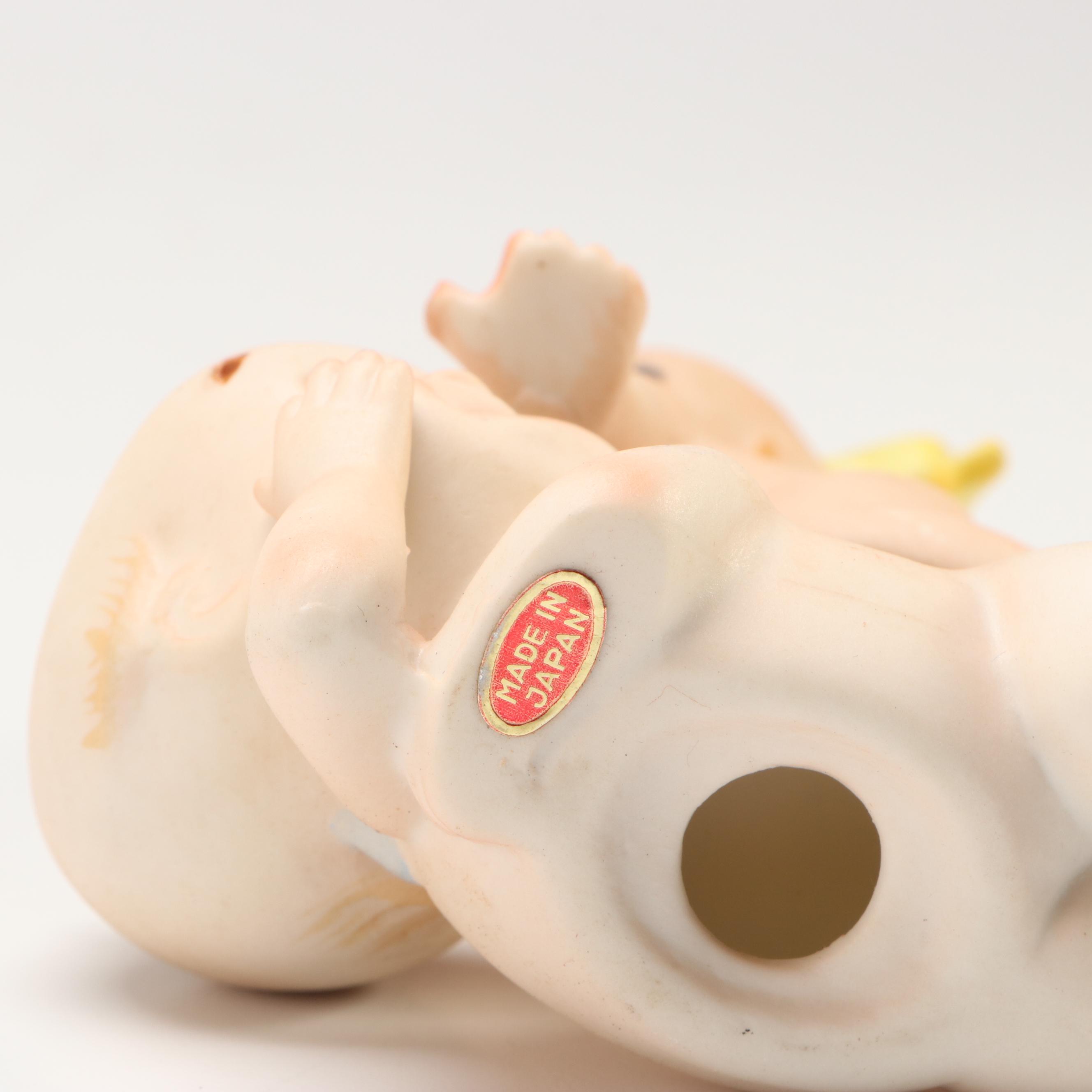 Lefton, Napco with Other Porcelain Baby Figurines, Mid to Late 20th Century