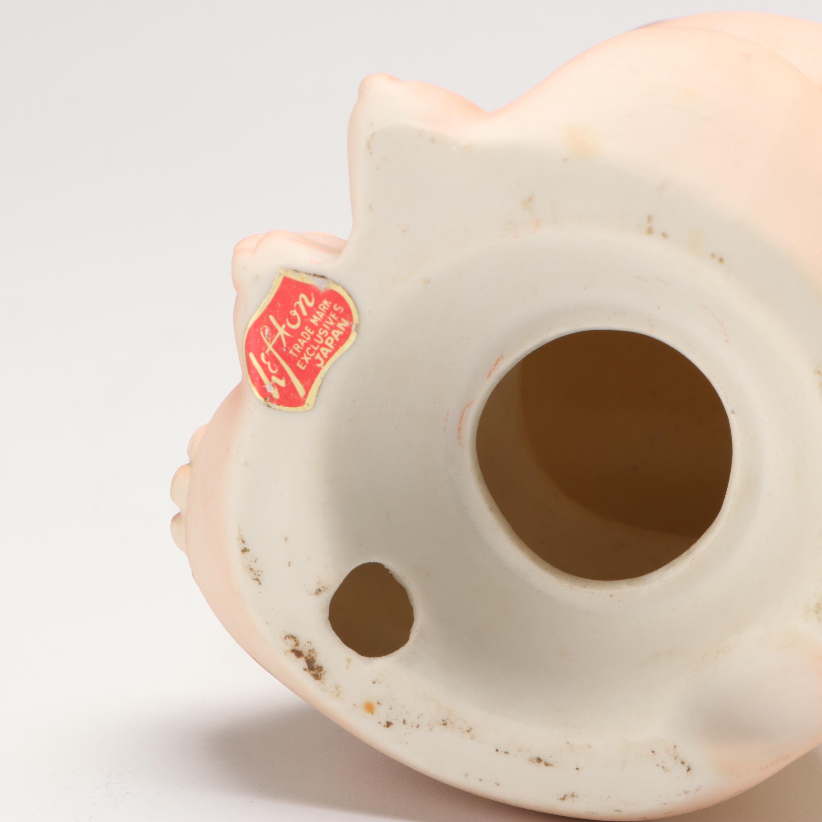 Lefton, Napco with Other Porcelain Baby Figurines, Mid to Late 20th Century