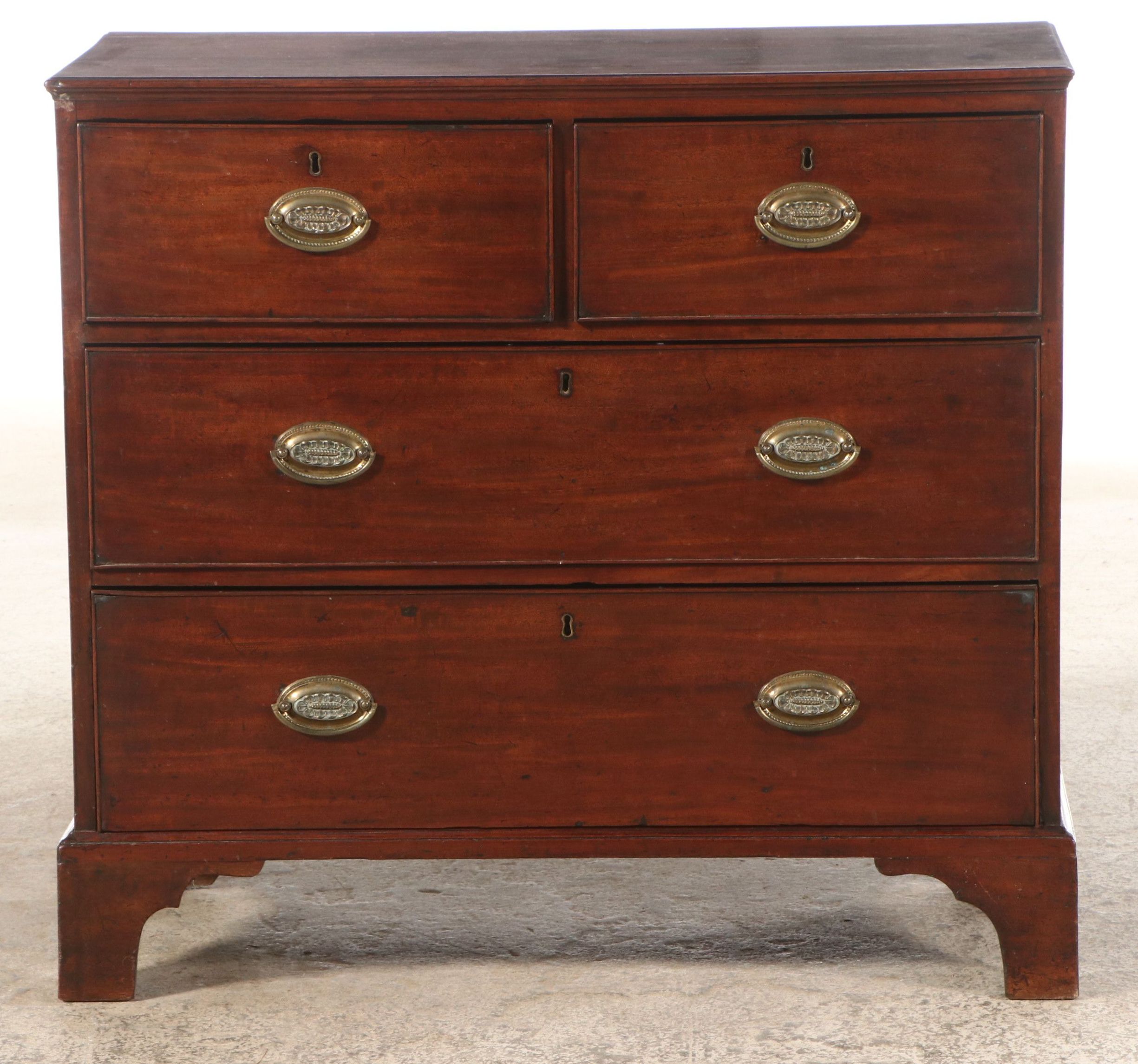 Hepplewhite Style Mahogany Chest of Drawers, Late 18th to Mid-19th Century
