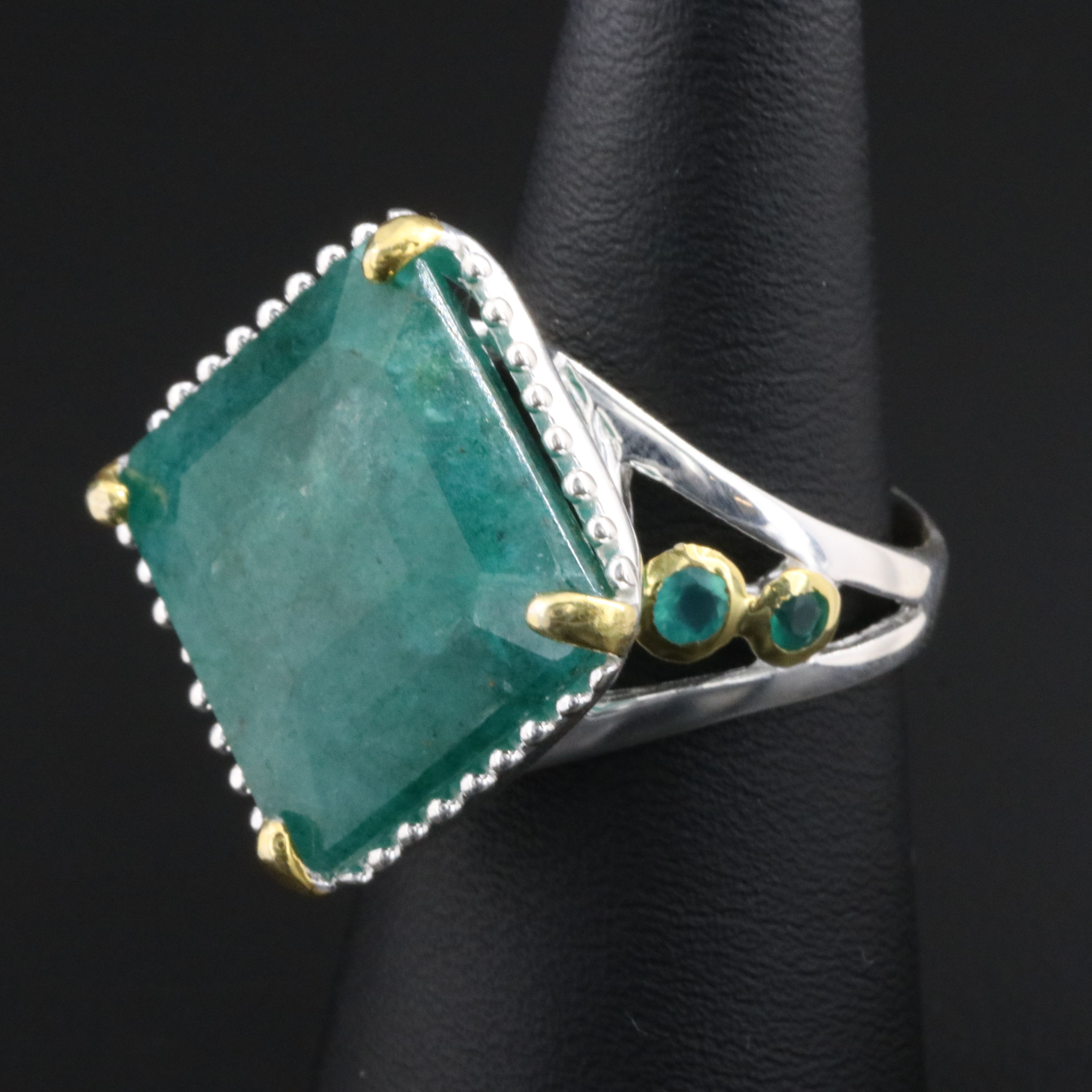 Sterling Aventurine Ring