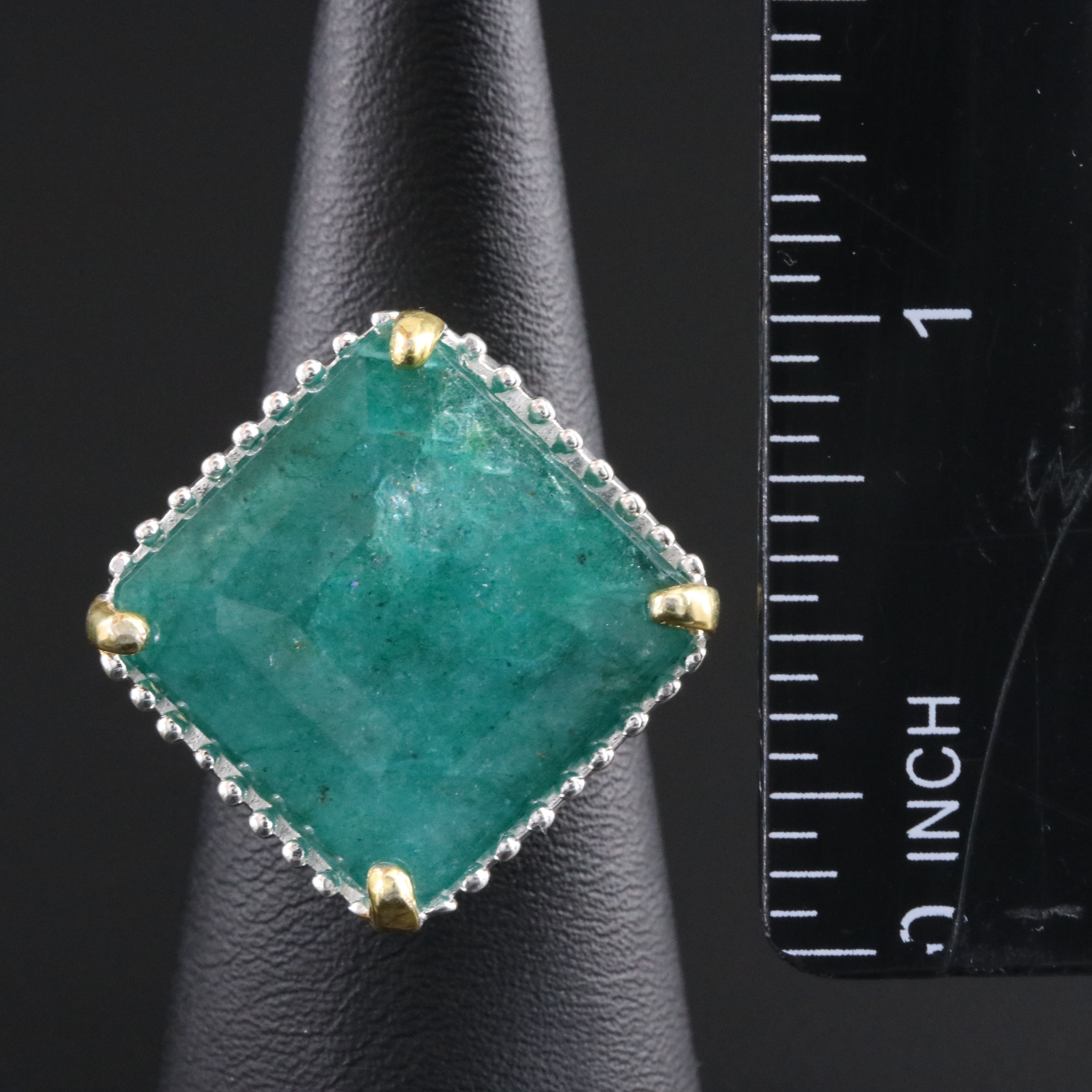 Sterling Aventurine Ring