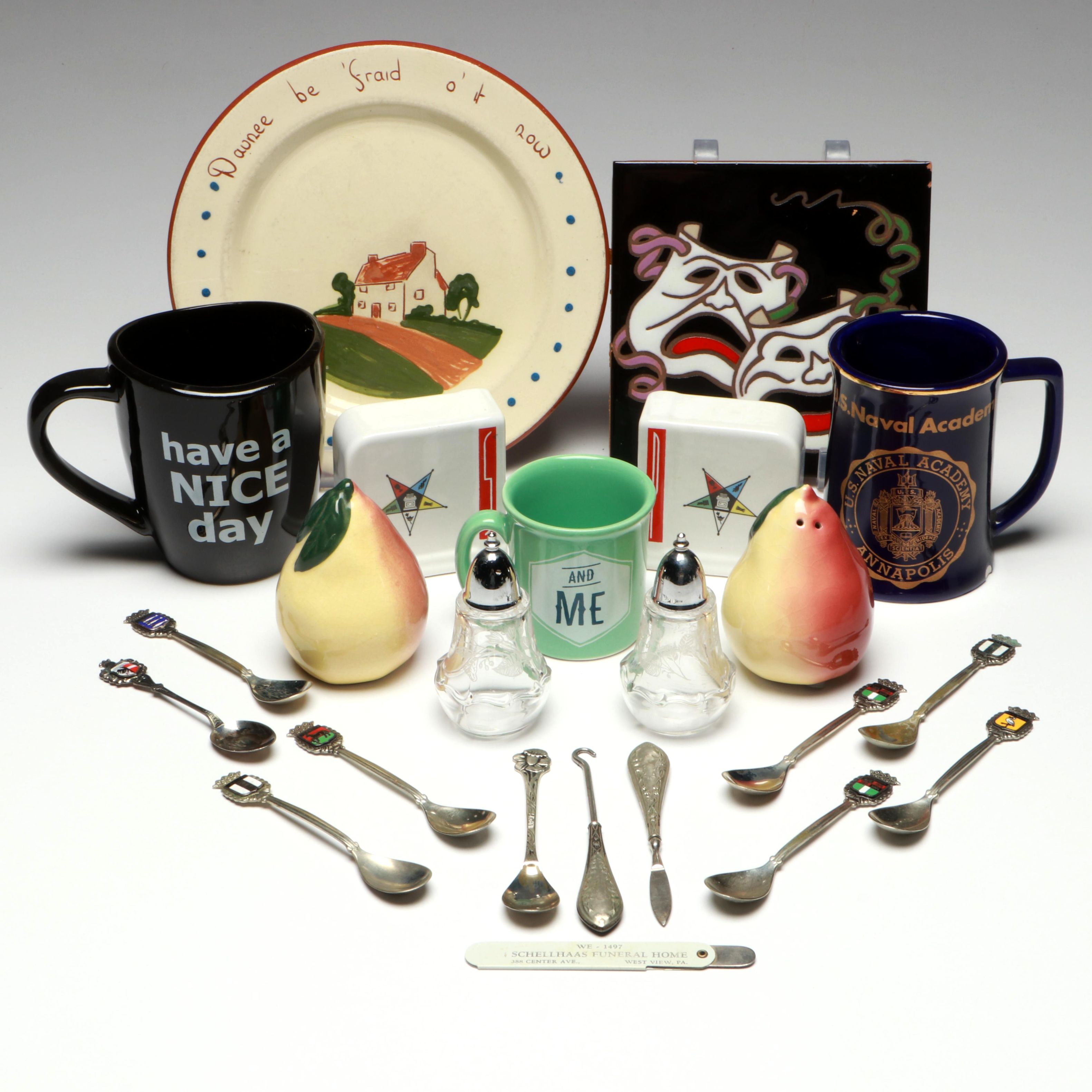 Novelty Salt and Pepper Shakers, Mugs and Other Table Accessories