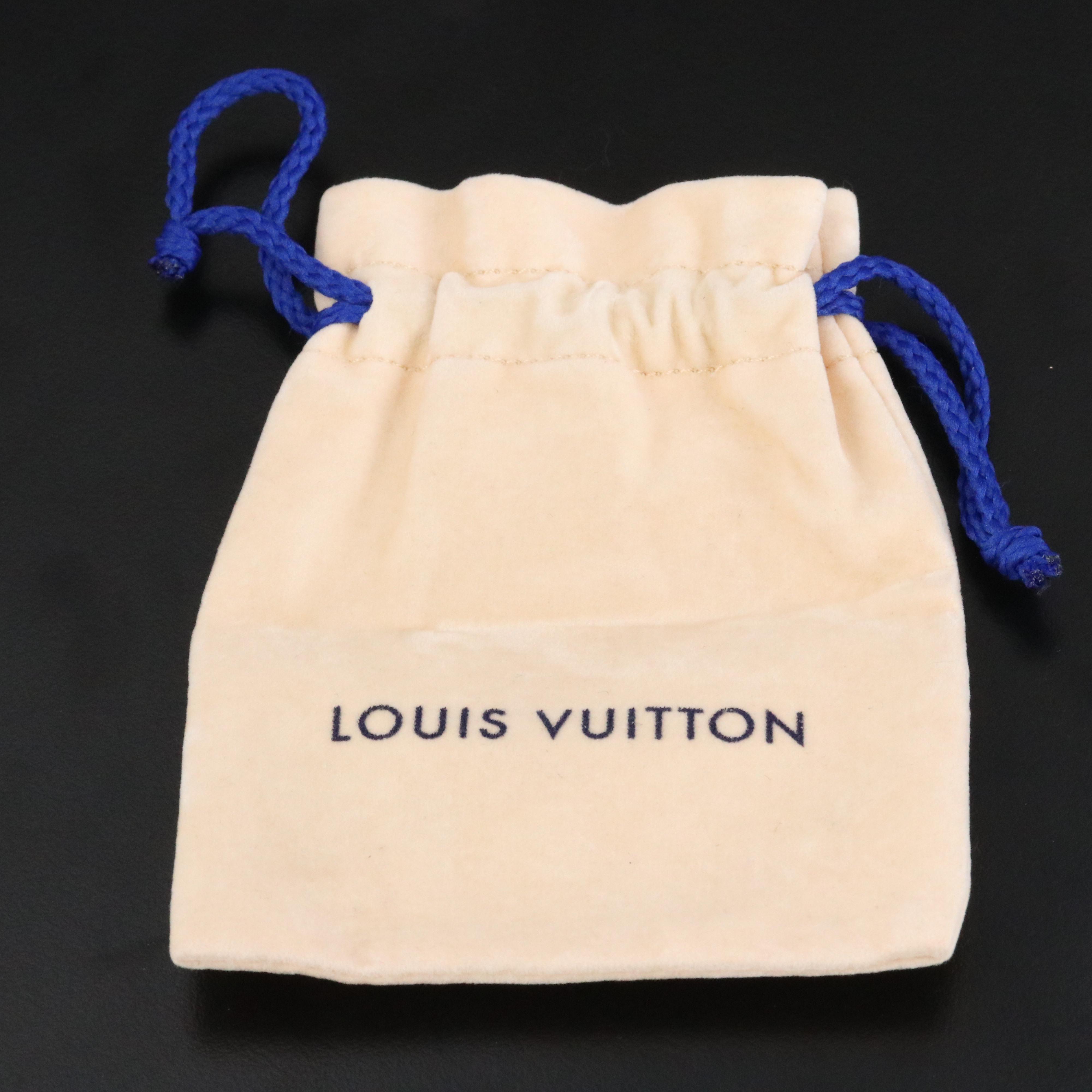Louis Vuitton Nanogram Huggie Clip Earrings