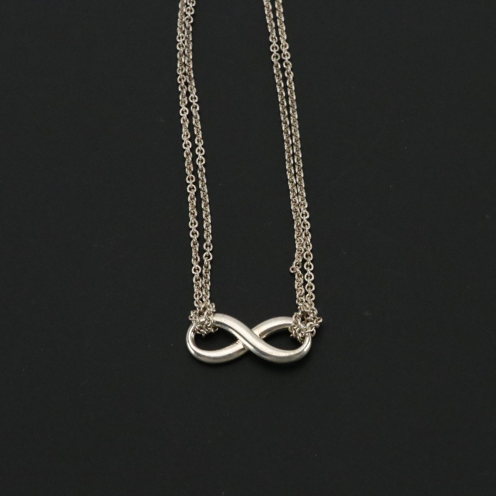 Tiffany & Co. Sterling Infinity Necklace