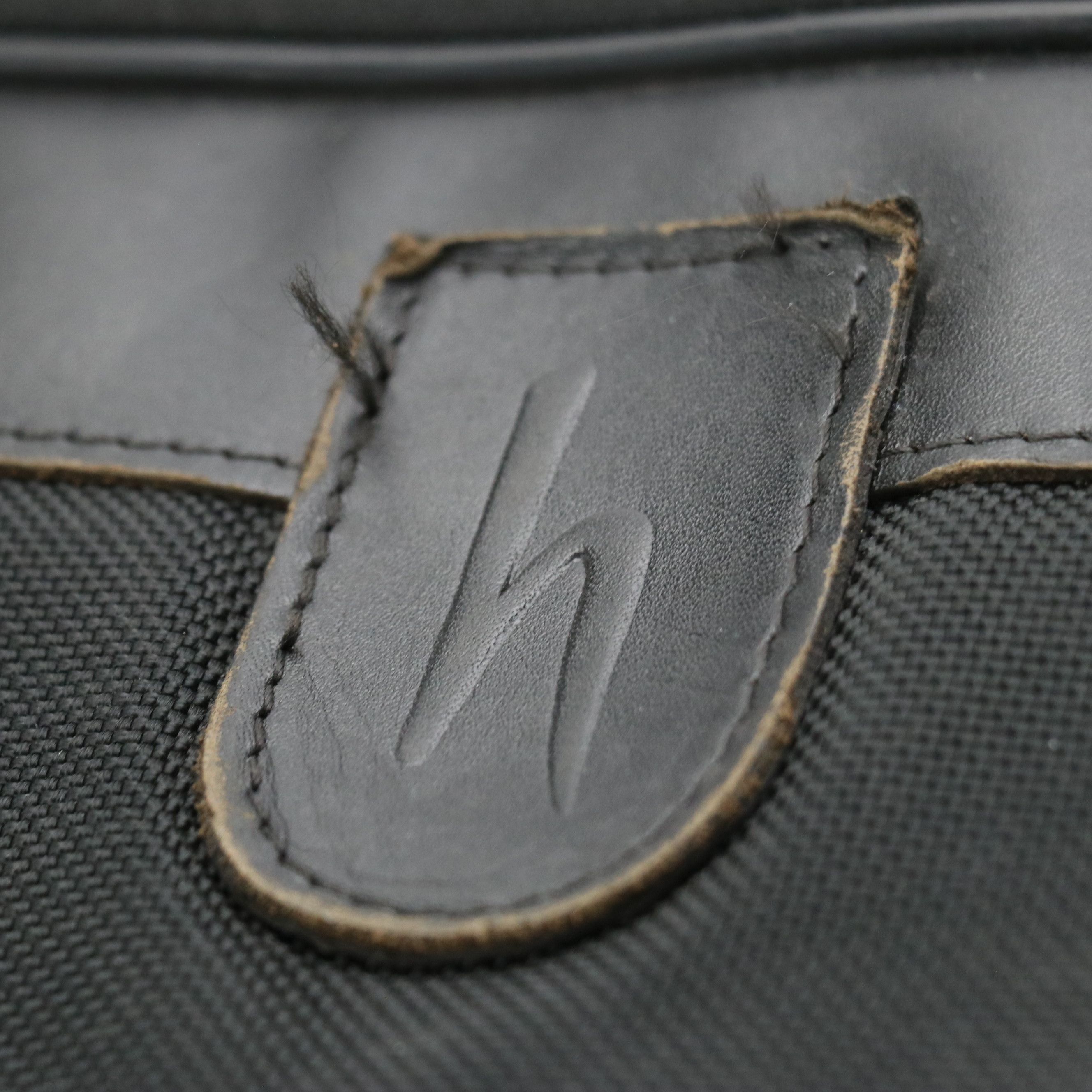 Hartmann Black Nylon Carry-On Luggage and Rolling Garment Bag