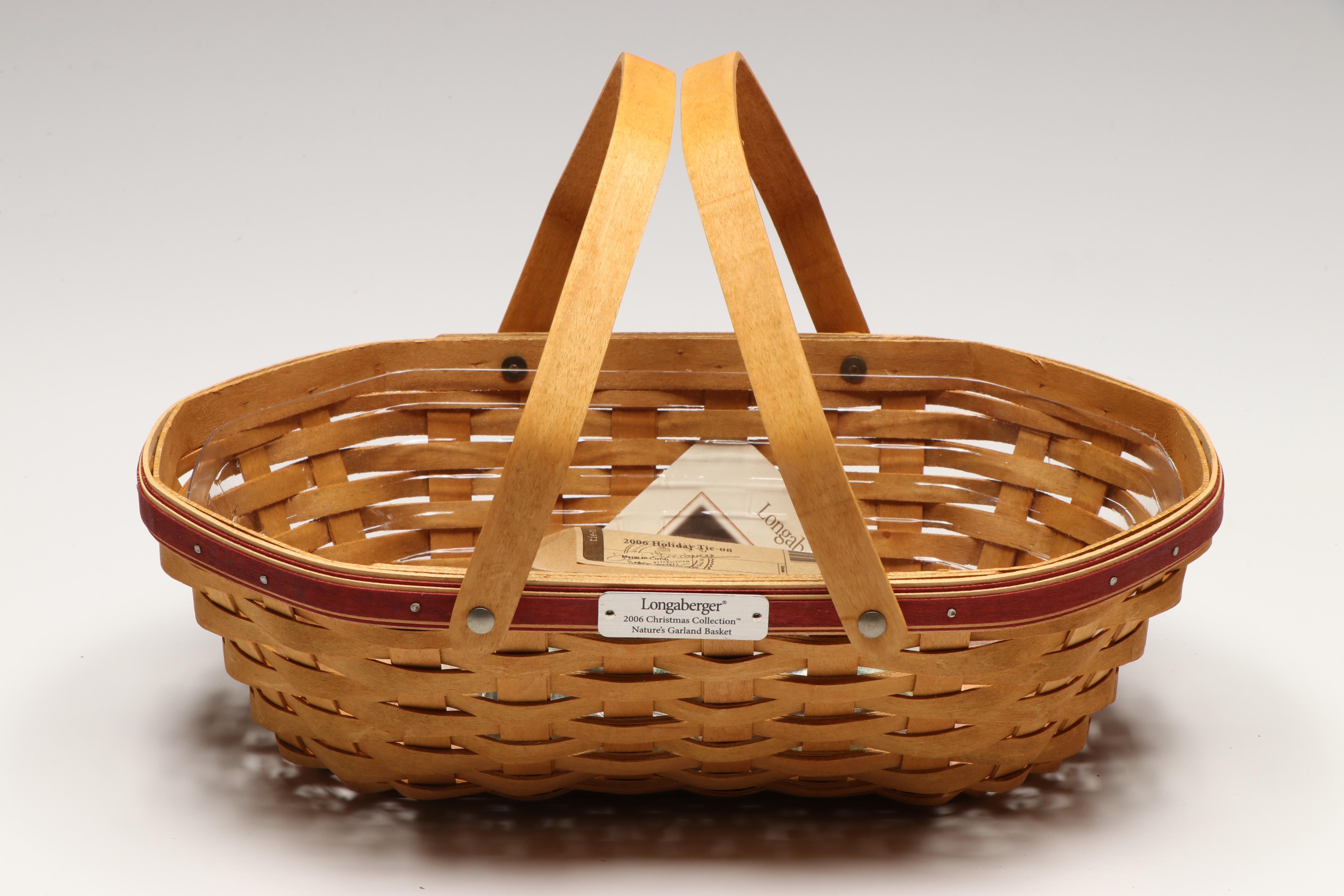 Vintage Longaberger "Shining Star," "Caroling," and More Seasonal Baskets