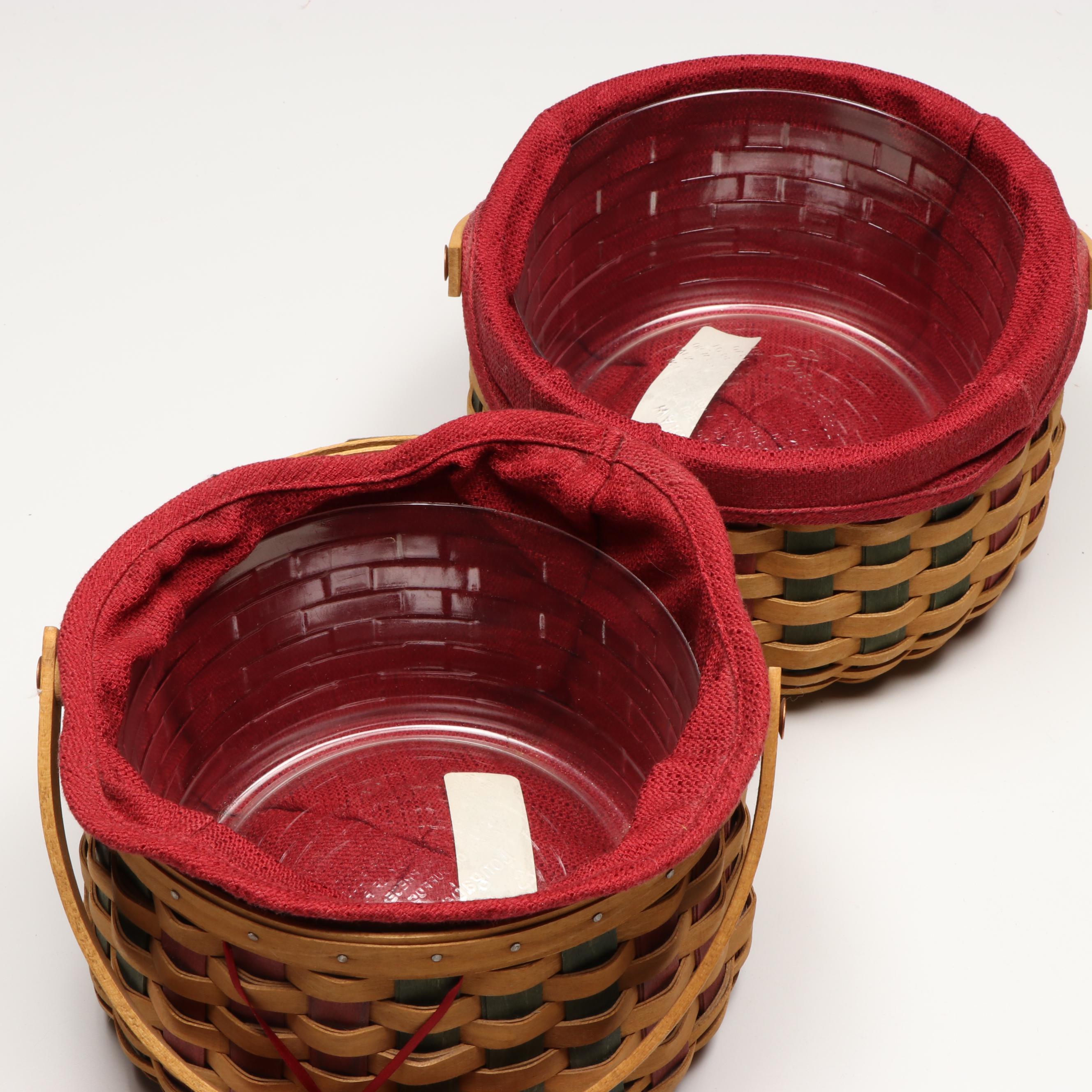 Vintage Longaberger "Shining Star," "Caroling," and More Seasonal Baskets