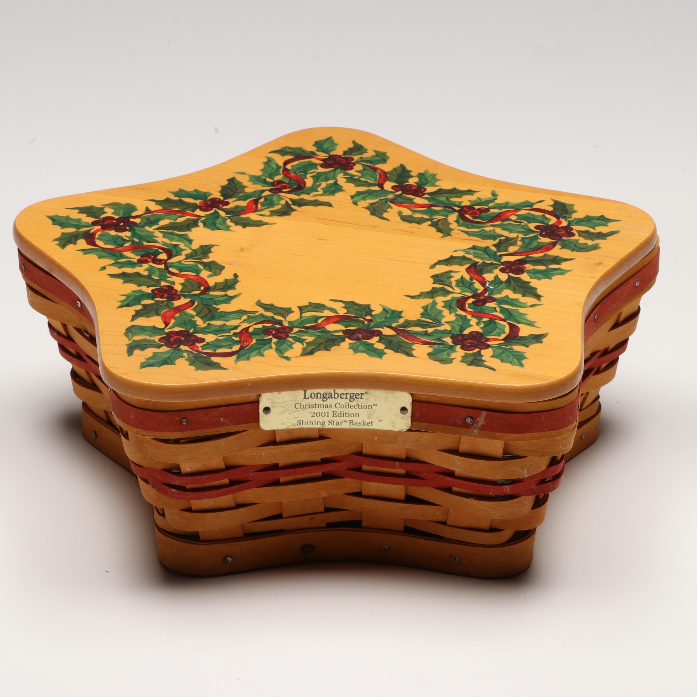 Vintage Longaberger "Shining Star," "Caroling," and More Seasonal Baskets