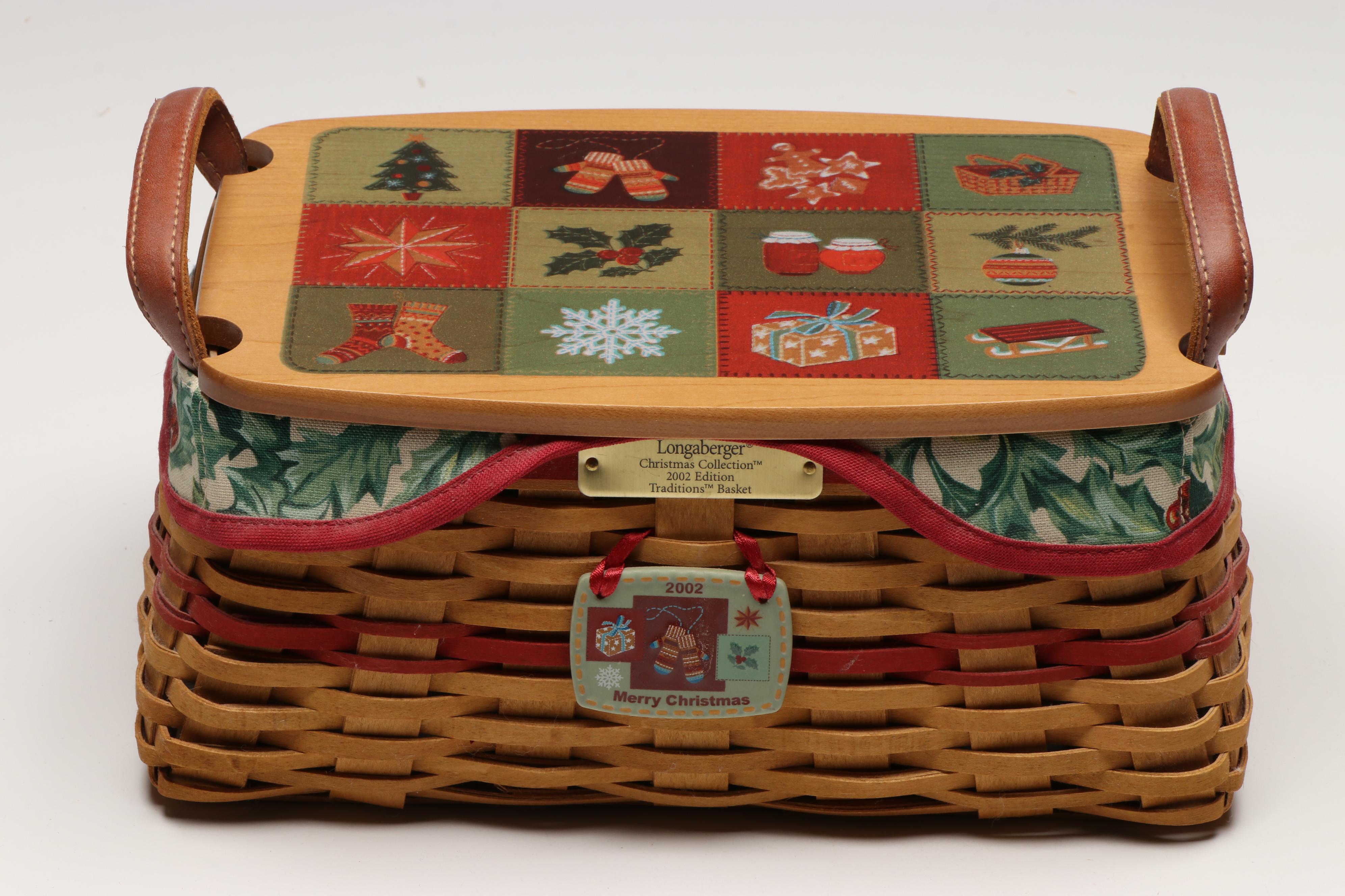Vintage Longaberger "Shining Star," "Caroling," and More Seasonal Baskets