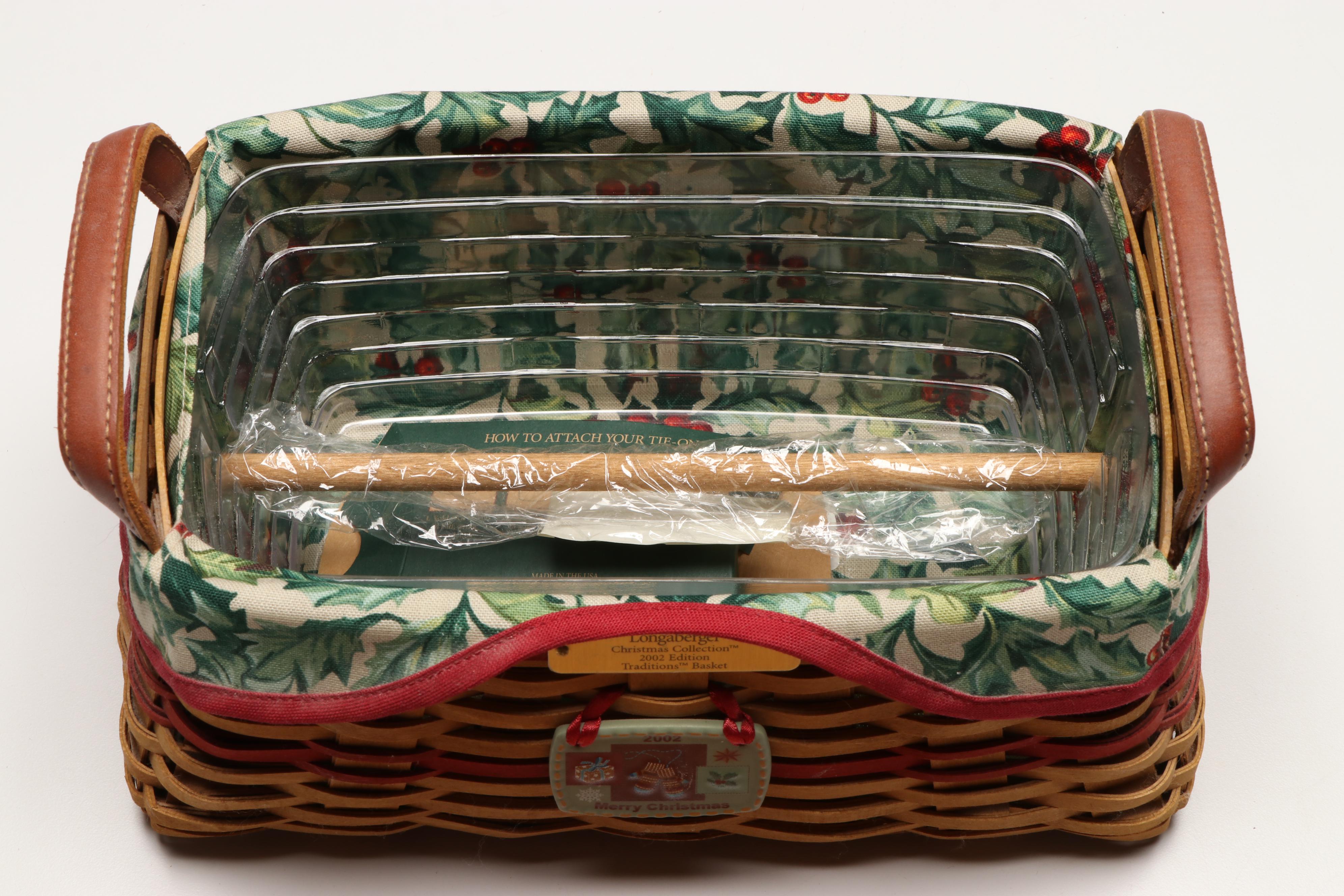 Vintage Longaberger "Shining Star," "Caroling," and More Seasonal Baskets