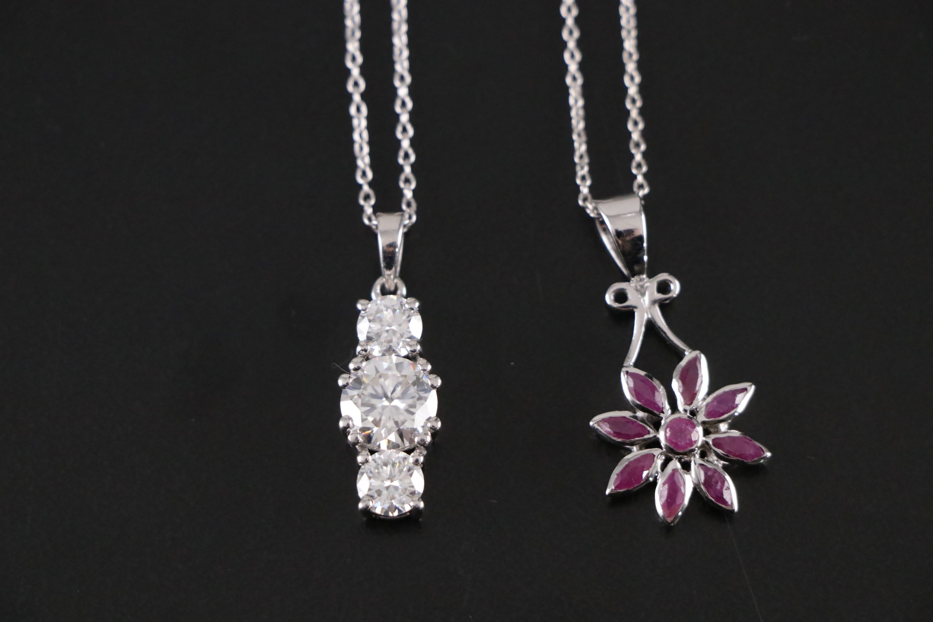 14 Assorted Sterling Silver Rings, Necklaces and Earrings