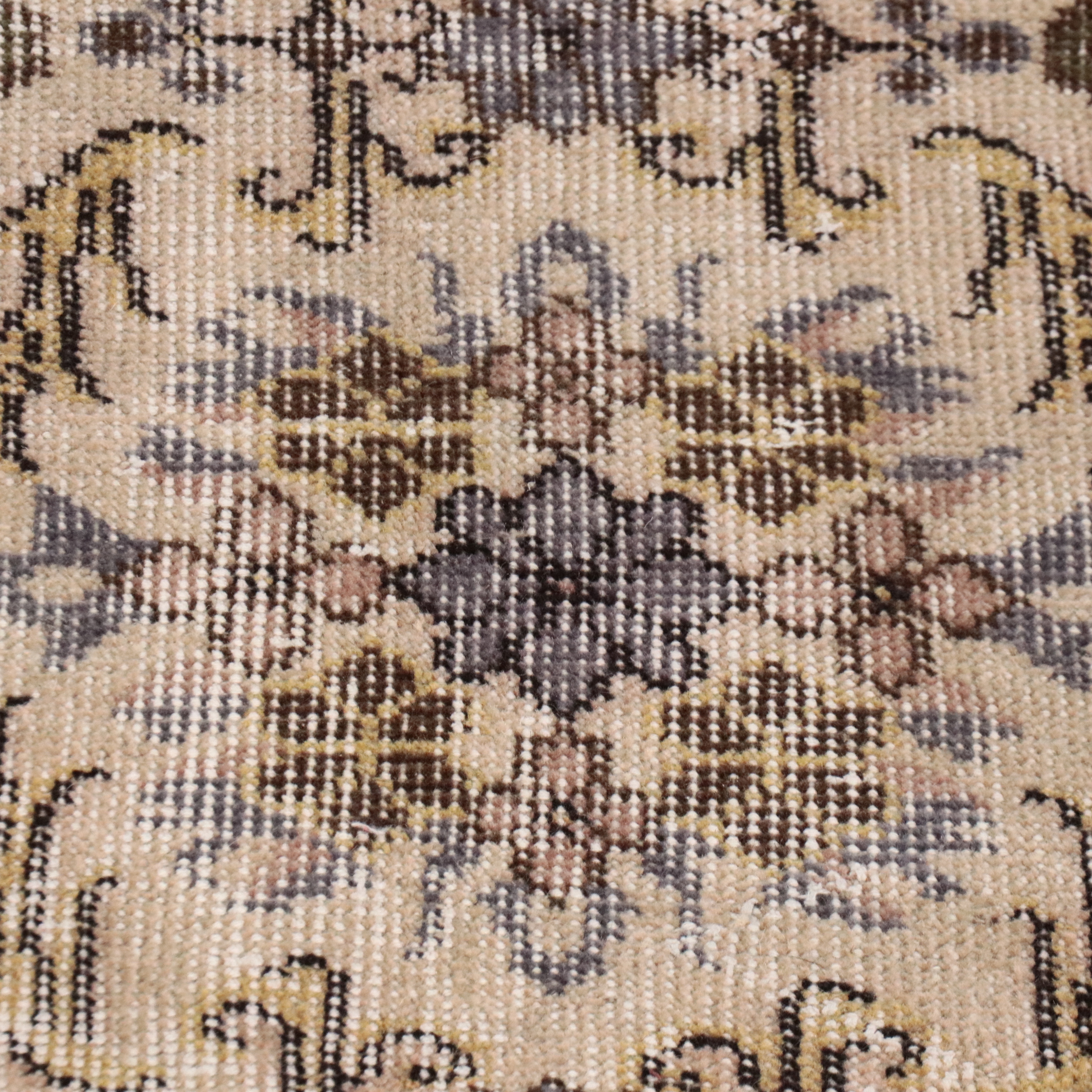 4' x 6'8 Hand-Knotted Persian Floral Style Area Rug