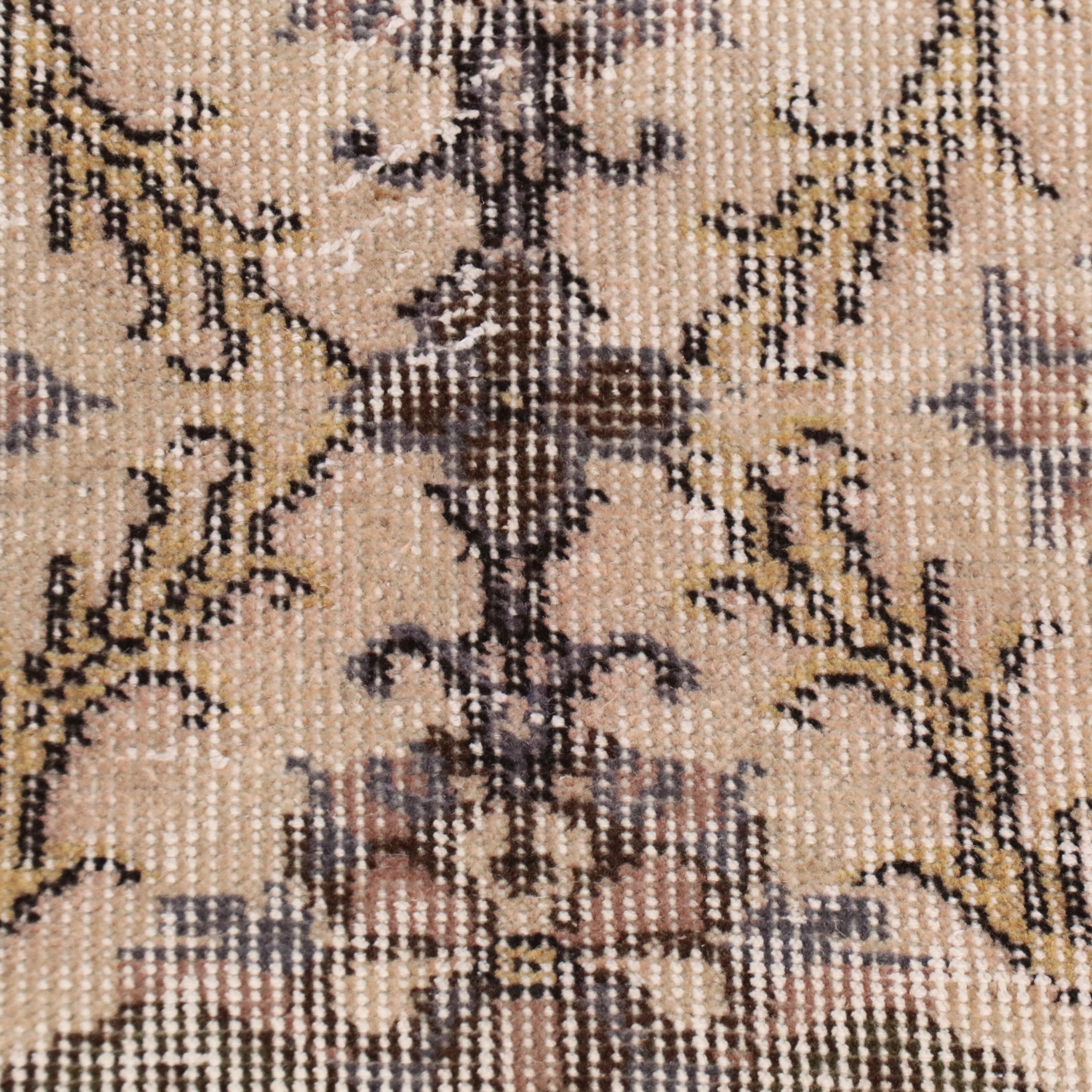 4' x 6'8 Hand-Knotted Persian Floral Style Area Rug