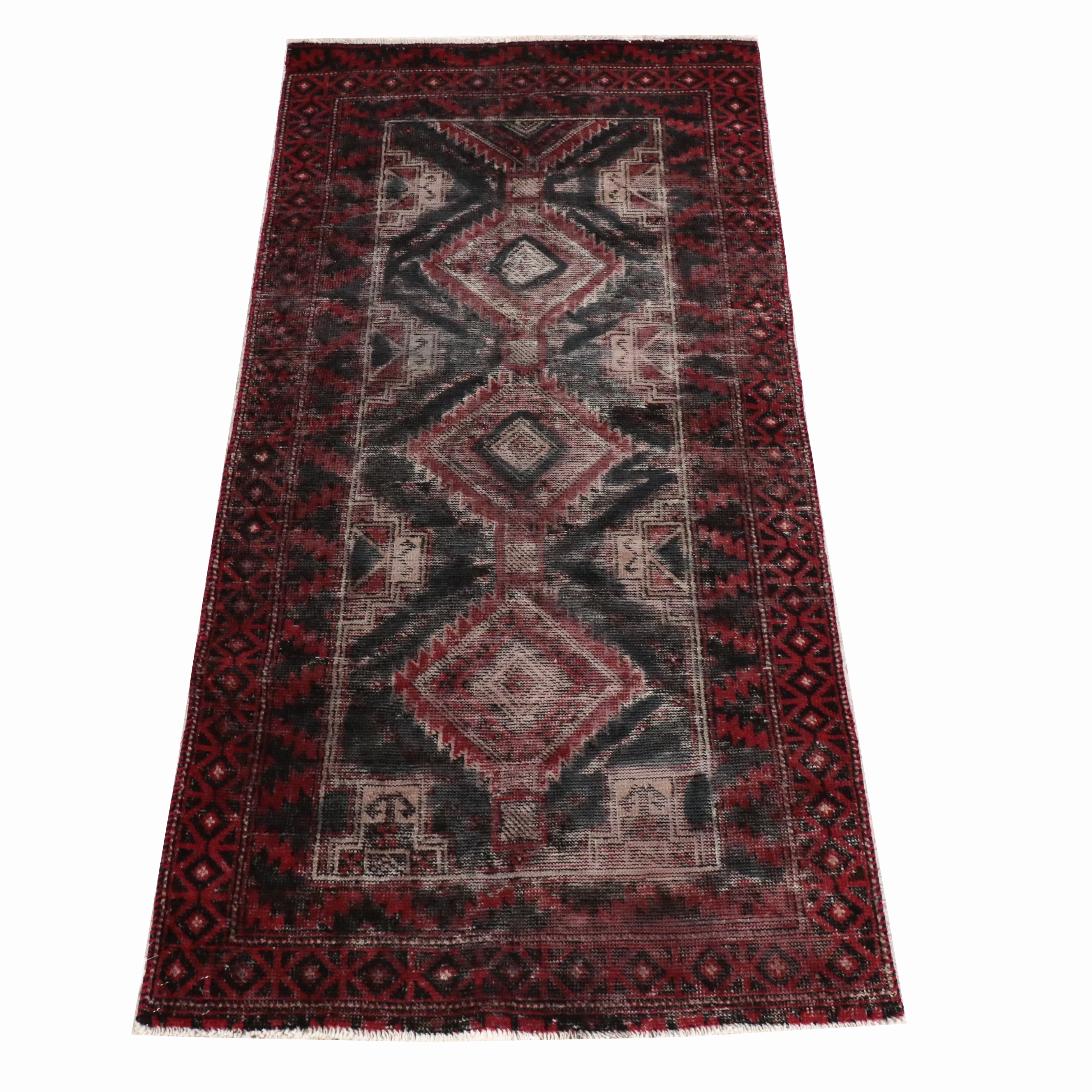2'11 x 6'3 Hand-Knotted Persian Qashqai Area Rug