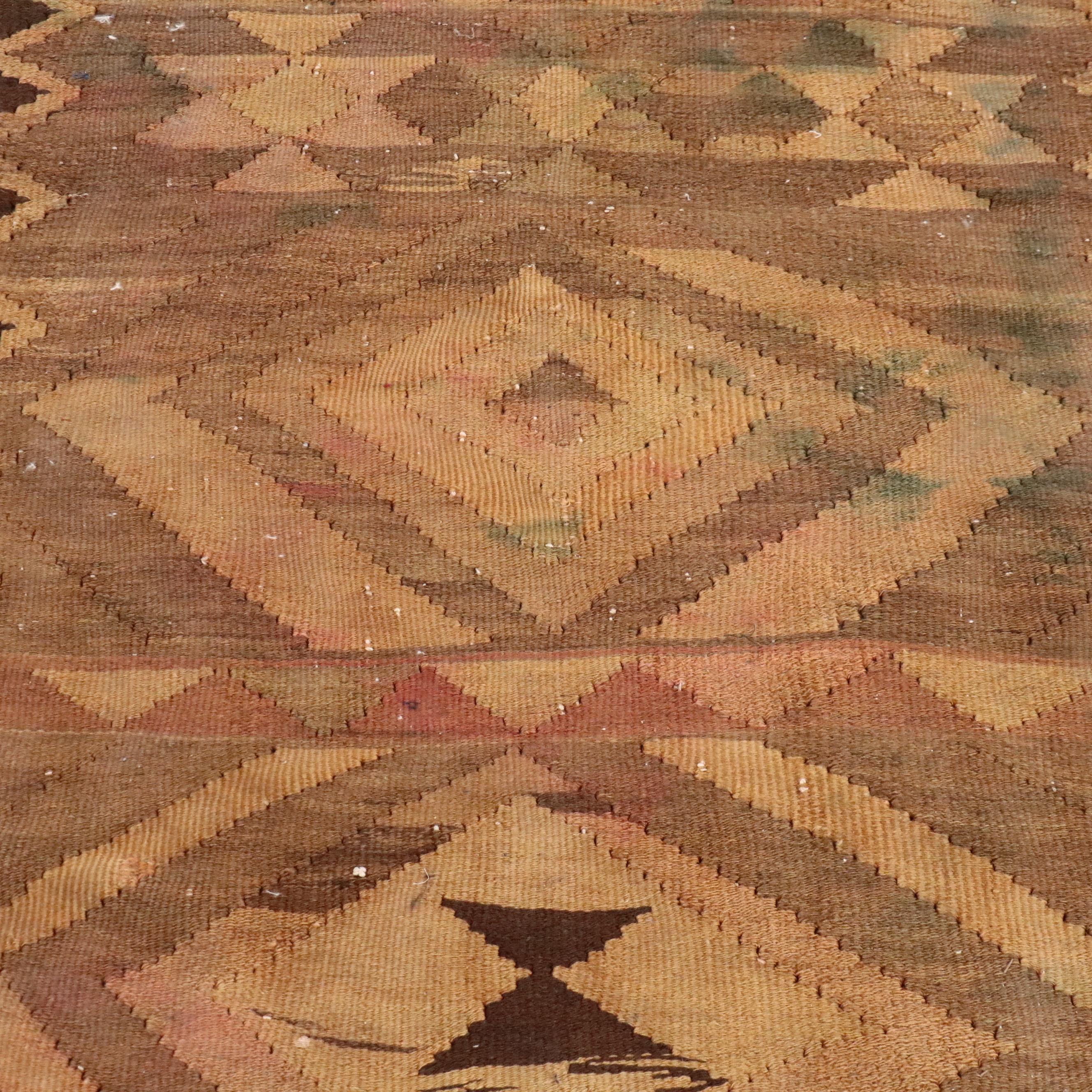 3'3 x 6'11 Handwoven Turkish Bergama Kilim Area Rug