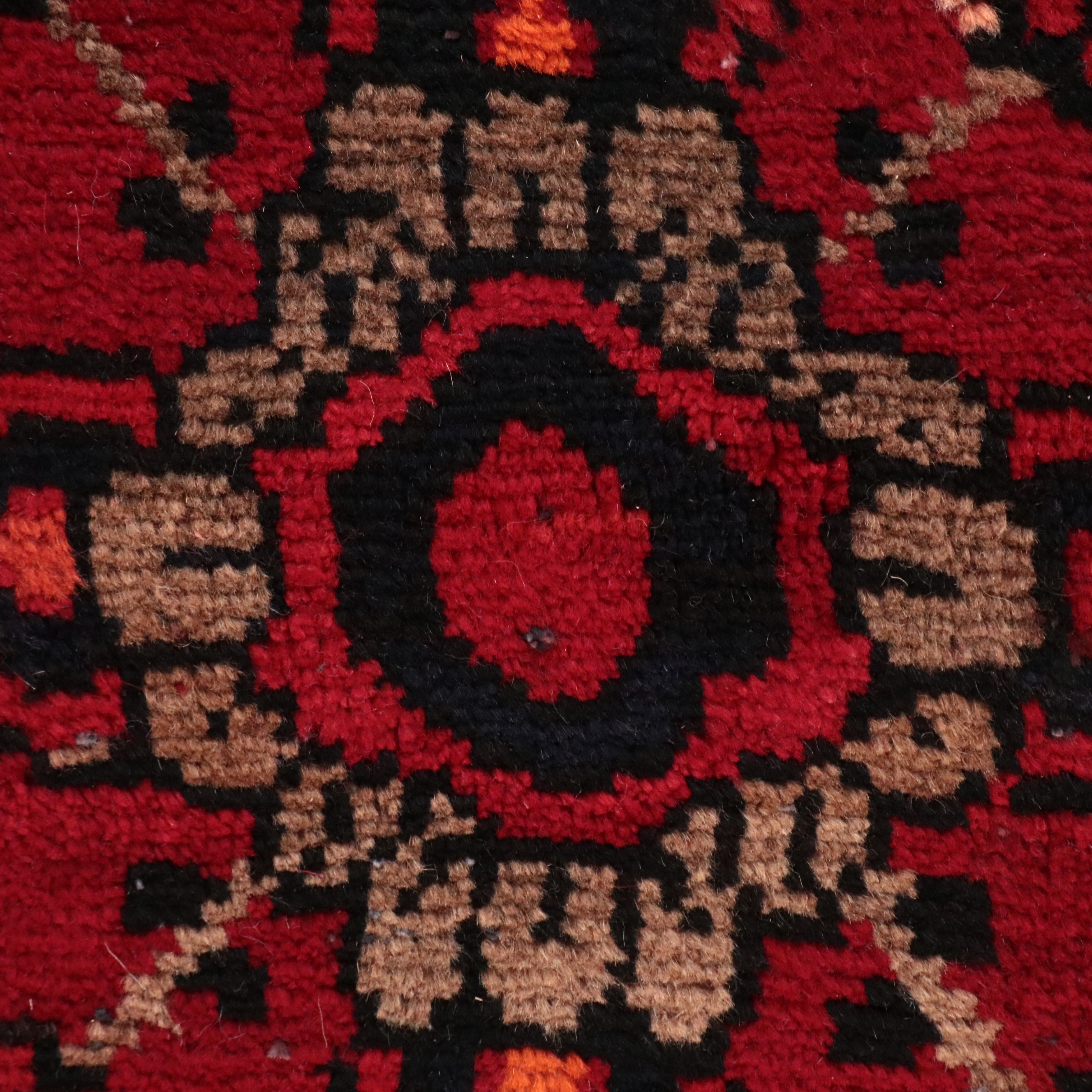 4'5 x 6'10 Hand-Knotted Persian Sarouk Area Rug