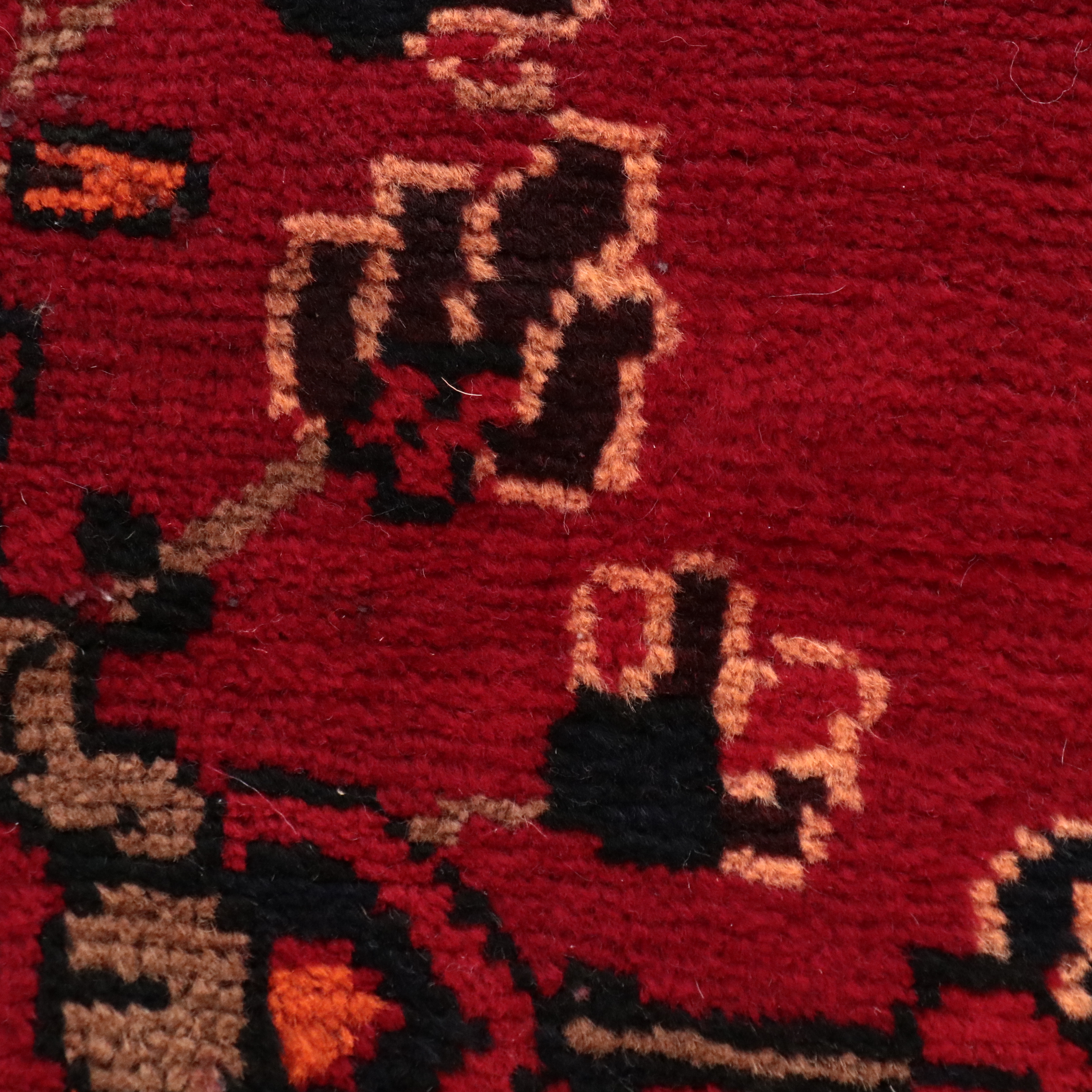 4'5 x 6'10 Hand-Knotted Persian Sarouk Area Rug